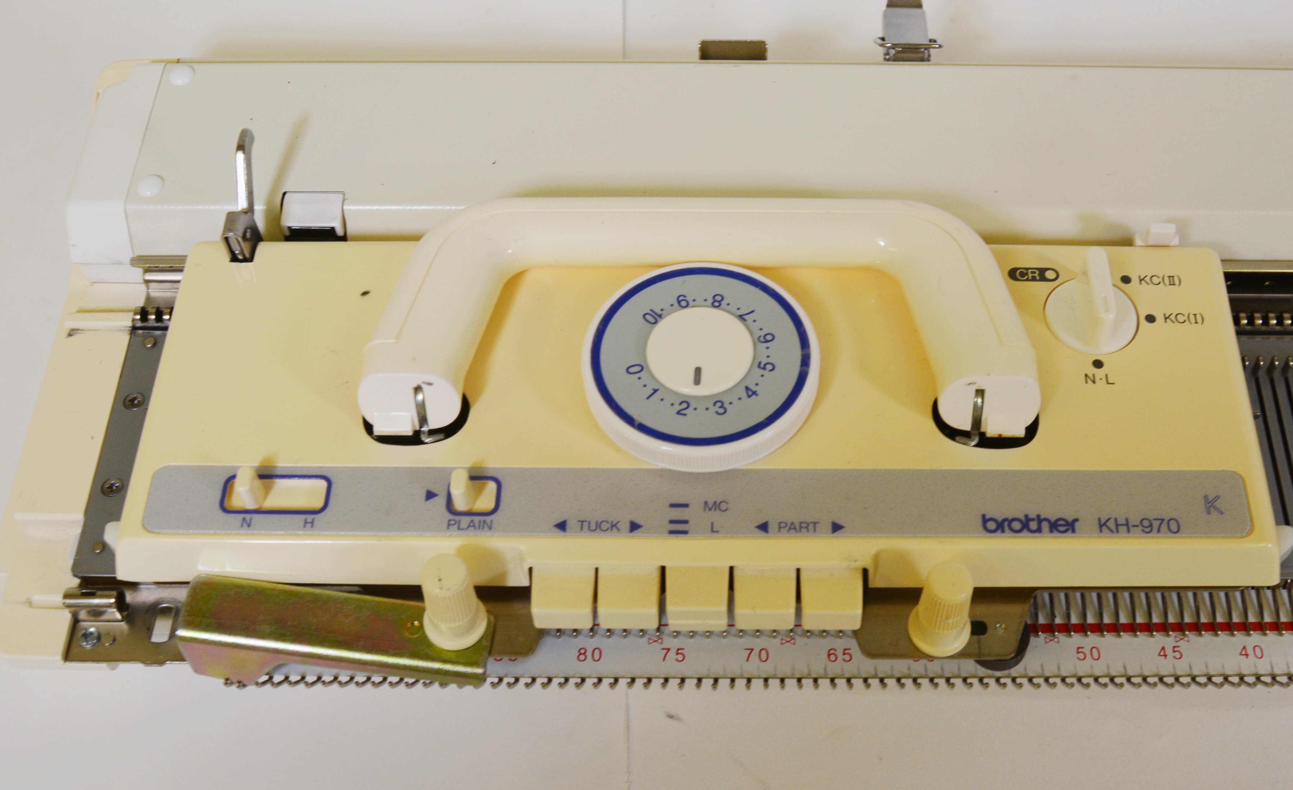 Brother Electroknit Knitting Machine KH-970 and Metal Stand