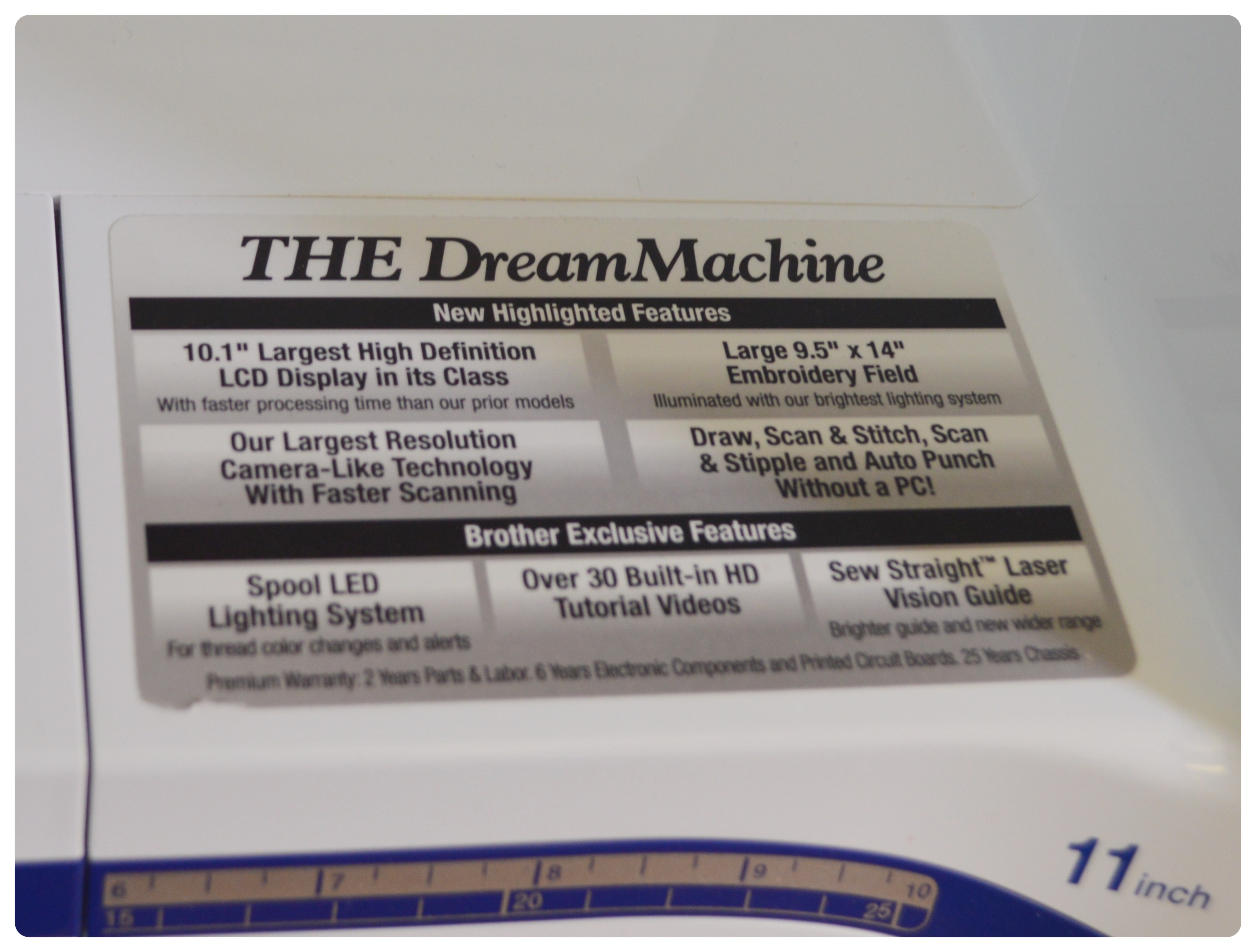 Brother The Dream Machine®  Innov-is XV8500D Sewing and Embroidery Machine