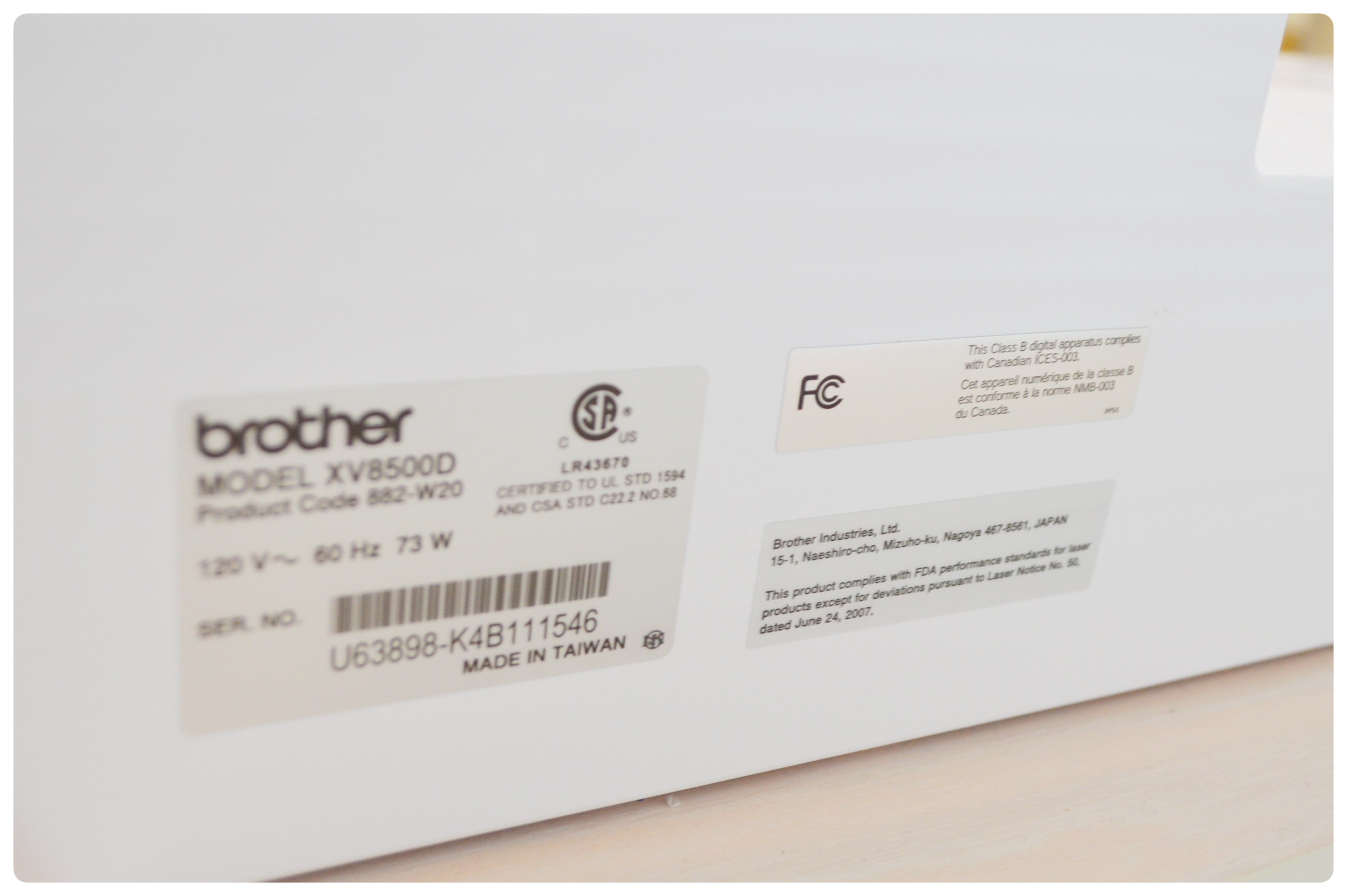 Brother The Dream Machine®  Innov-is XV8500D Sewing and Embroidery Machine
