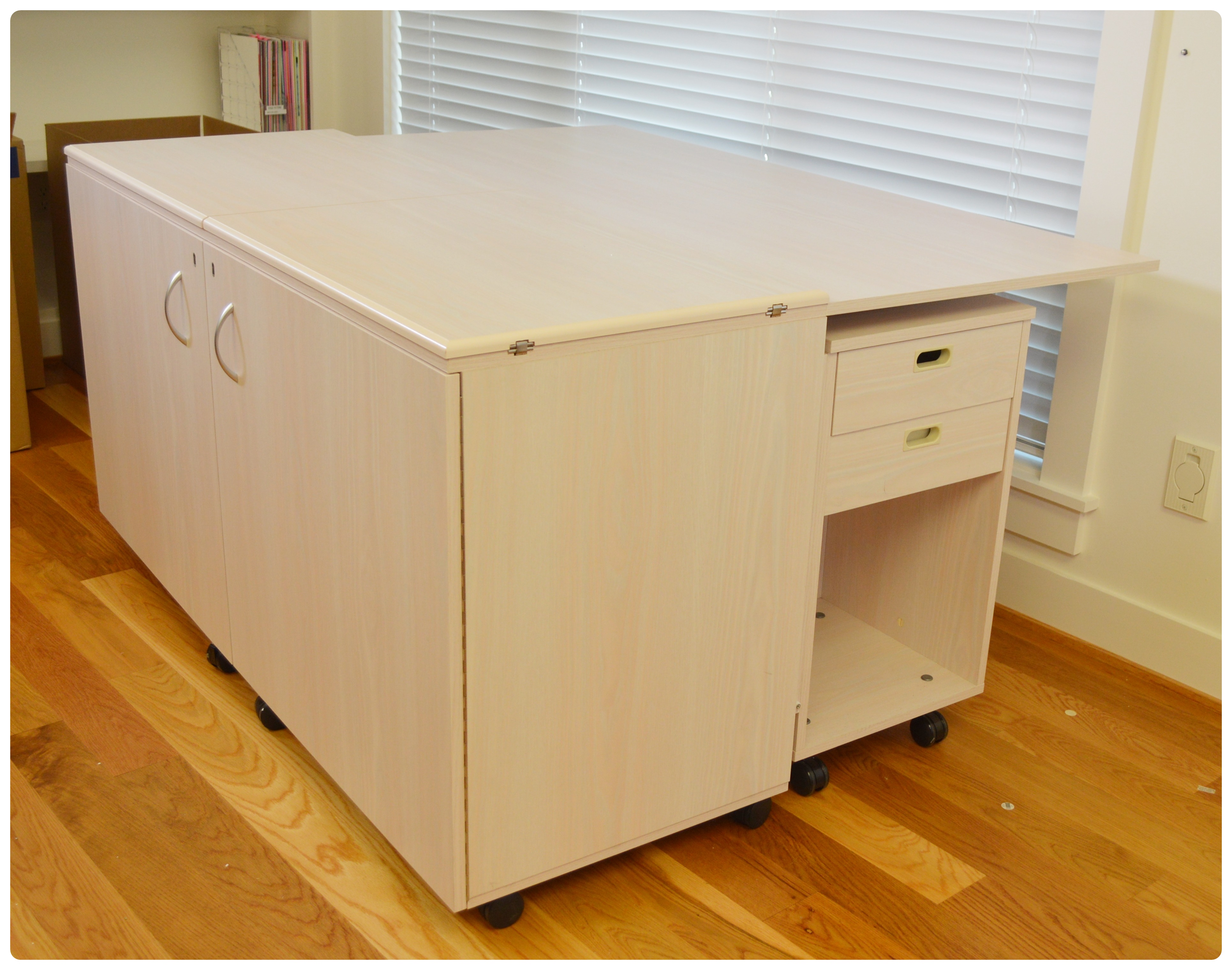 Koala Cabinets Australian Sewing Station with Storage Caddies