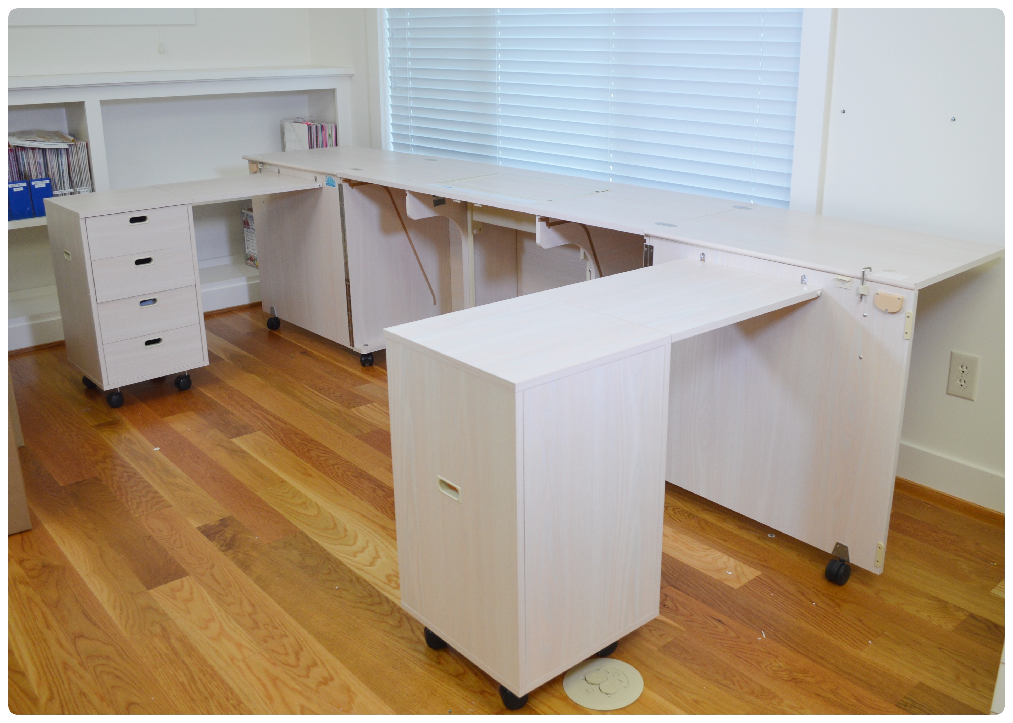 Koala Cabinets Australian Sewing Station with Storage Caddies