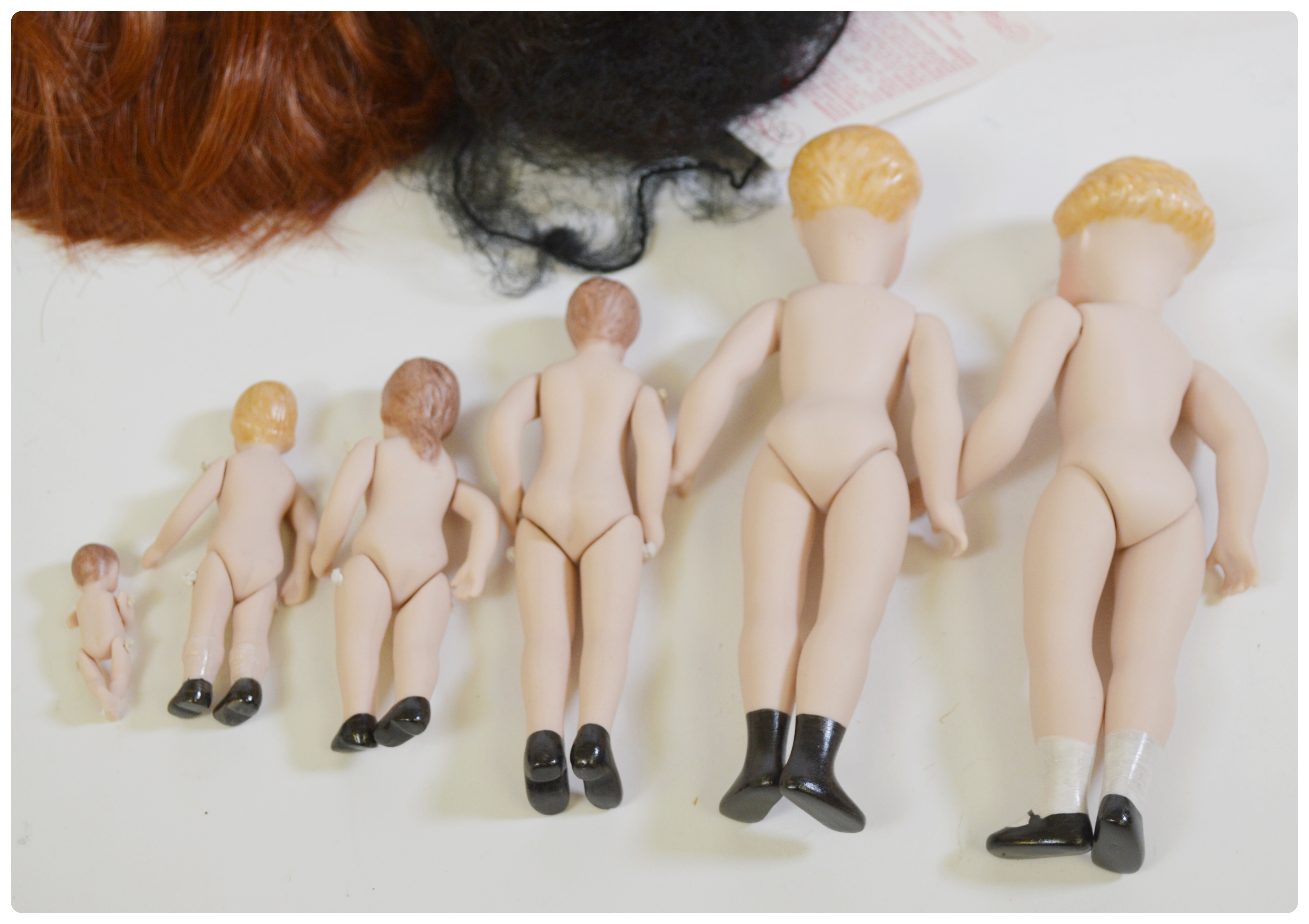 Vintage Porcelain Dolls and Doll Parts Including Bell Ceramics, Inc.