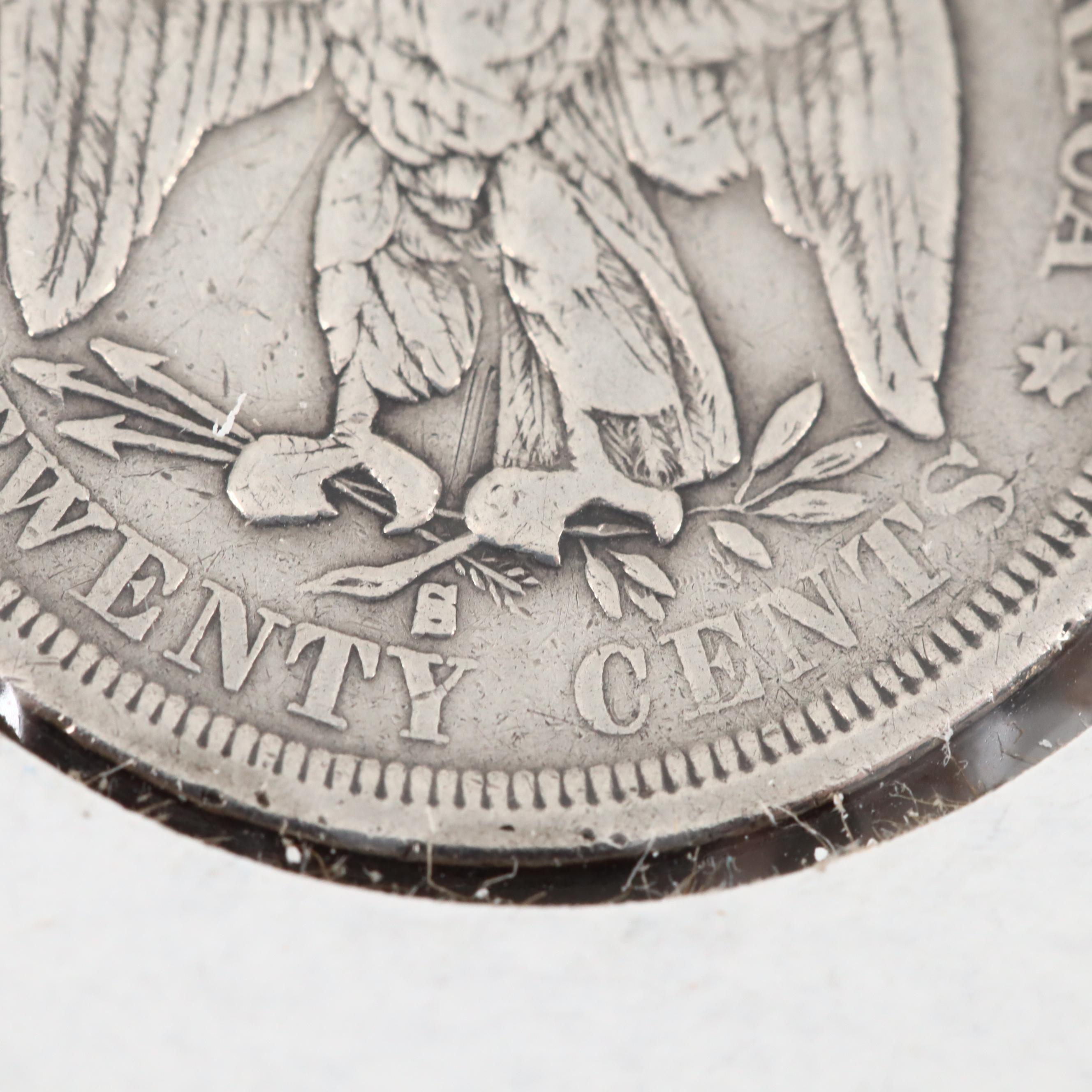 1875-S Seated Liberty Twenty Cent Coin
