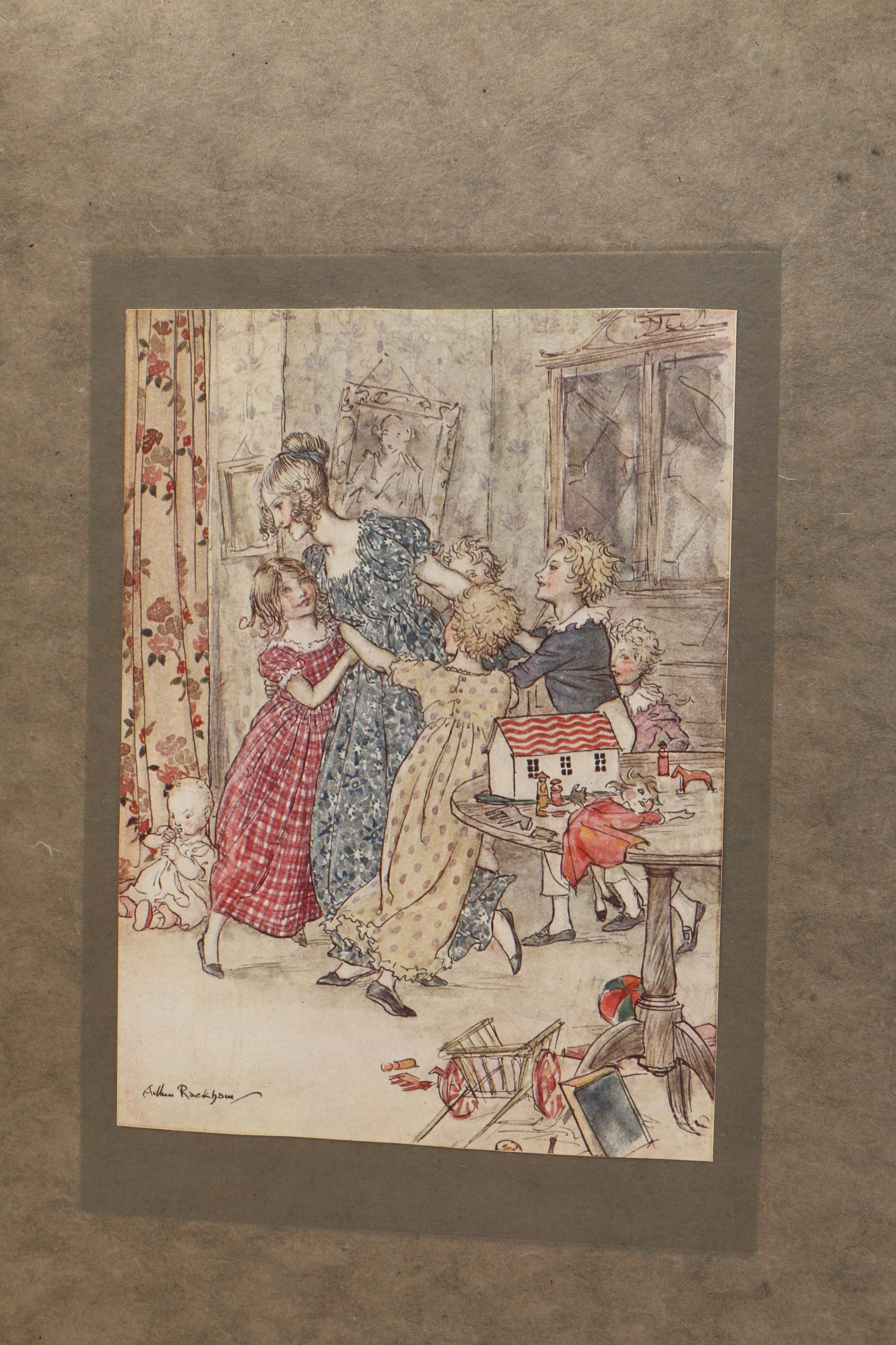 1915 Arthur Rackham Signed Illustrated "A Christmas Carol" by Charles Dickens