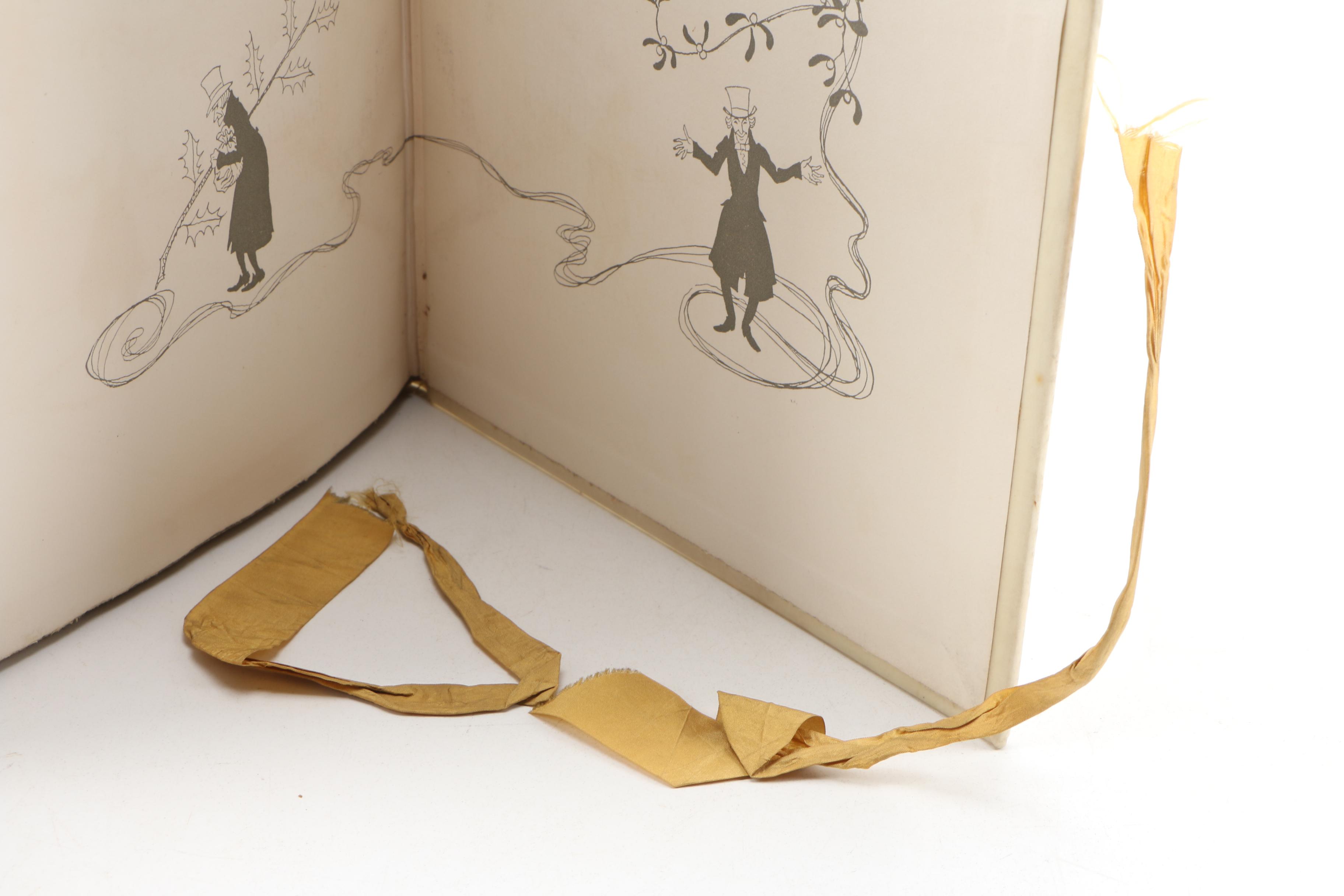 1915 Arthur Rackham Signed Illustrated "A Christmas Carol" by Charles Dickens