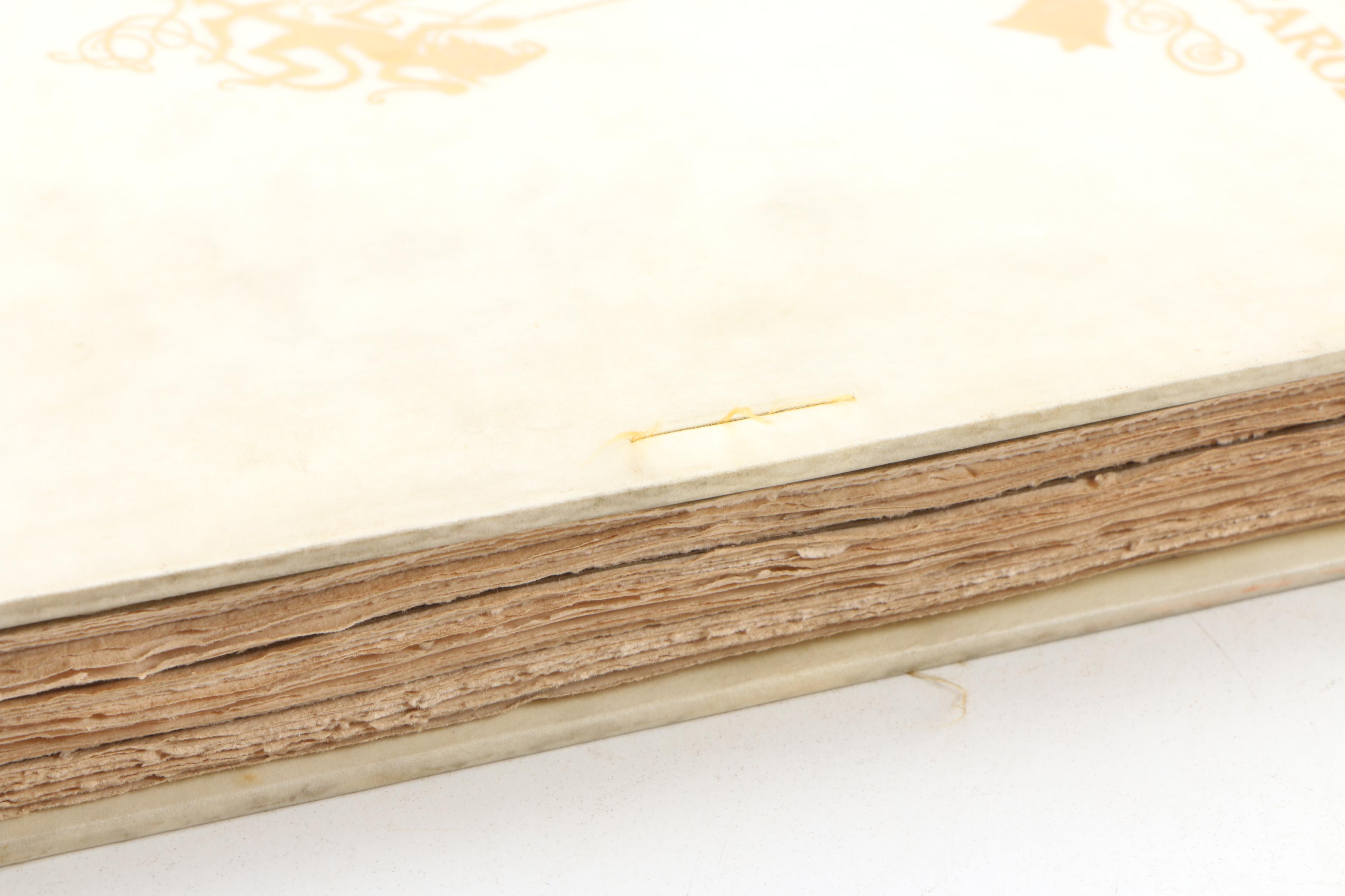 1915 Arthur Rackham Signed Illustrated "A Christmas Carol" by Charles Dickens