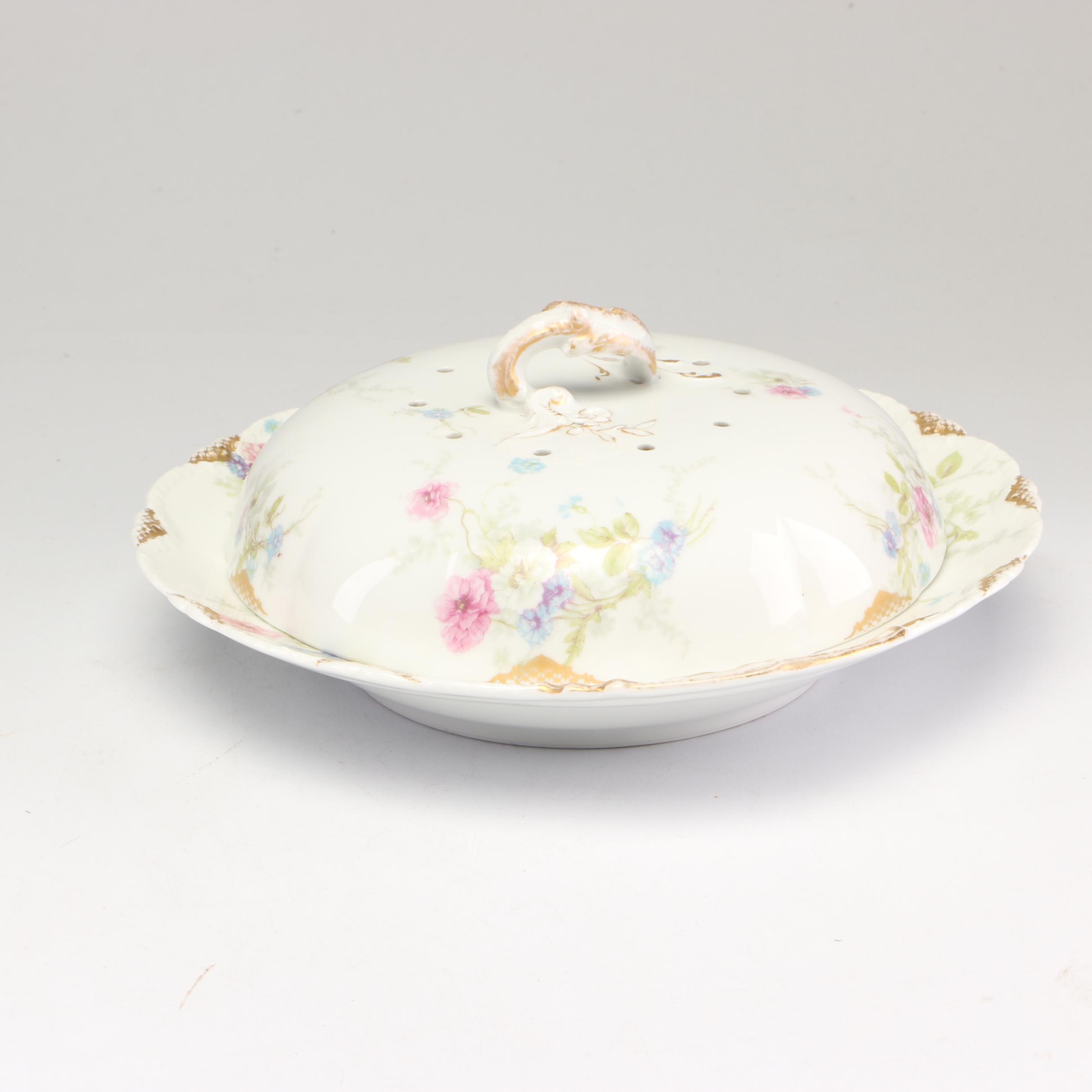 Théodore Haviland Porcelain Pancake Holder, Circa 1893—1905