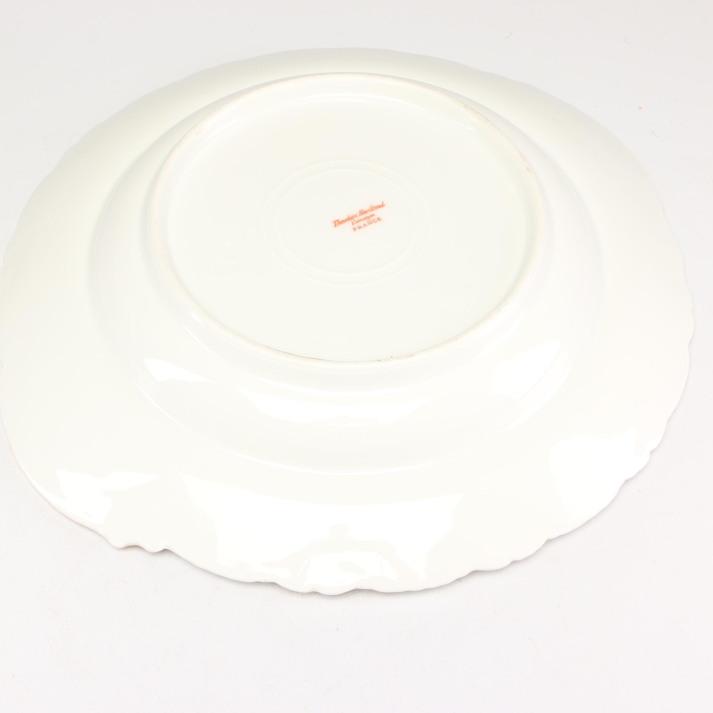Théodore Haviland Porcelain Pancake Holder, Circa 1893—1905