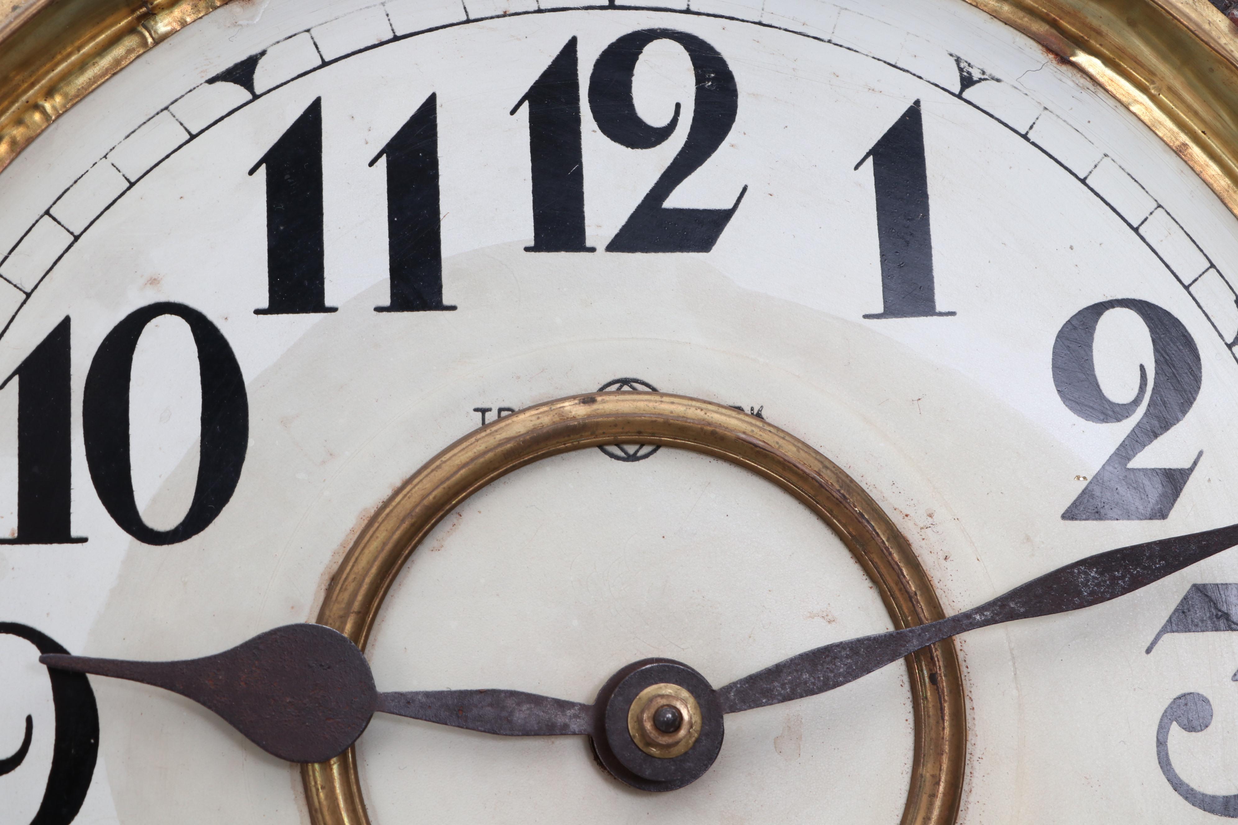 Regulator "A" Wall Mount Pendulum and Chimes Clock, Circa 1890
