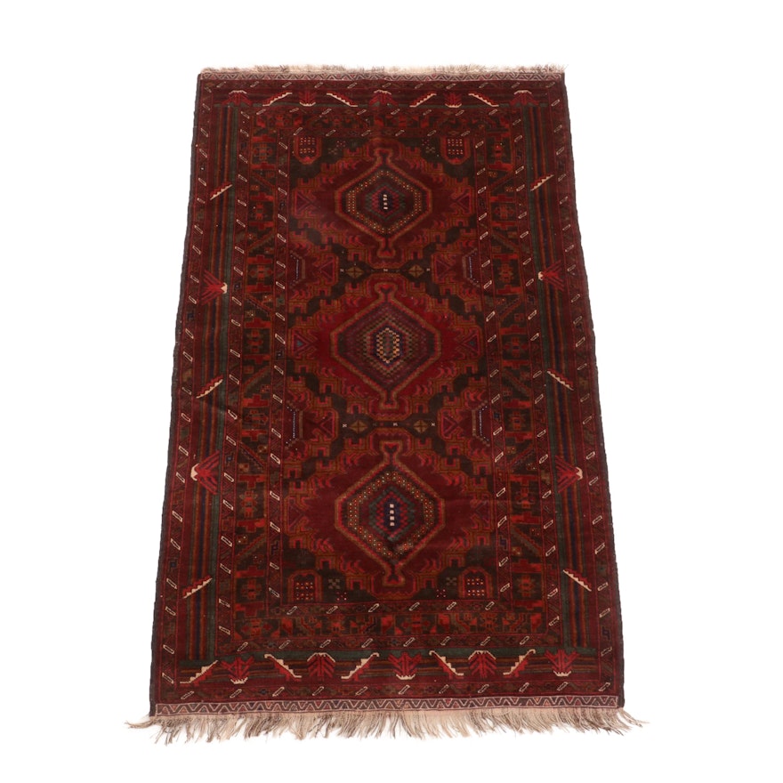 Hand-Knotted Bazaar Ahtamara Turkish Luri Wool Rug