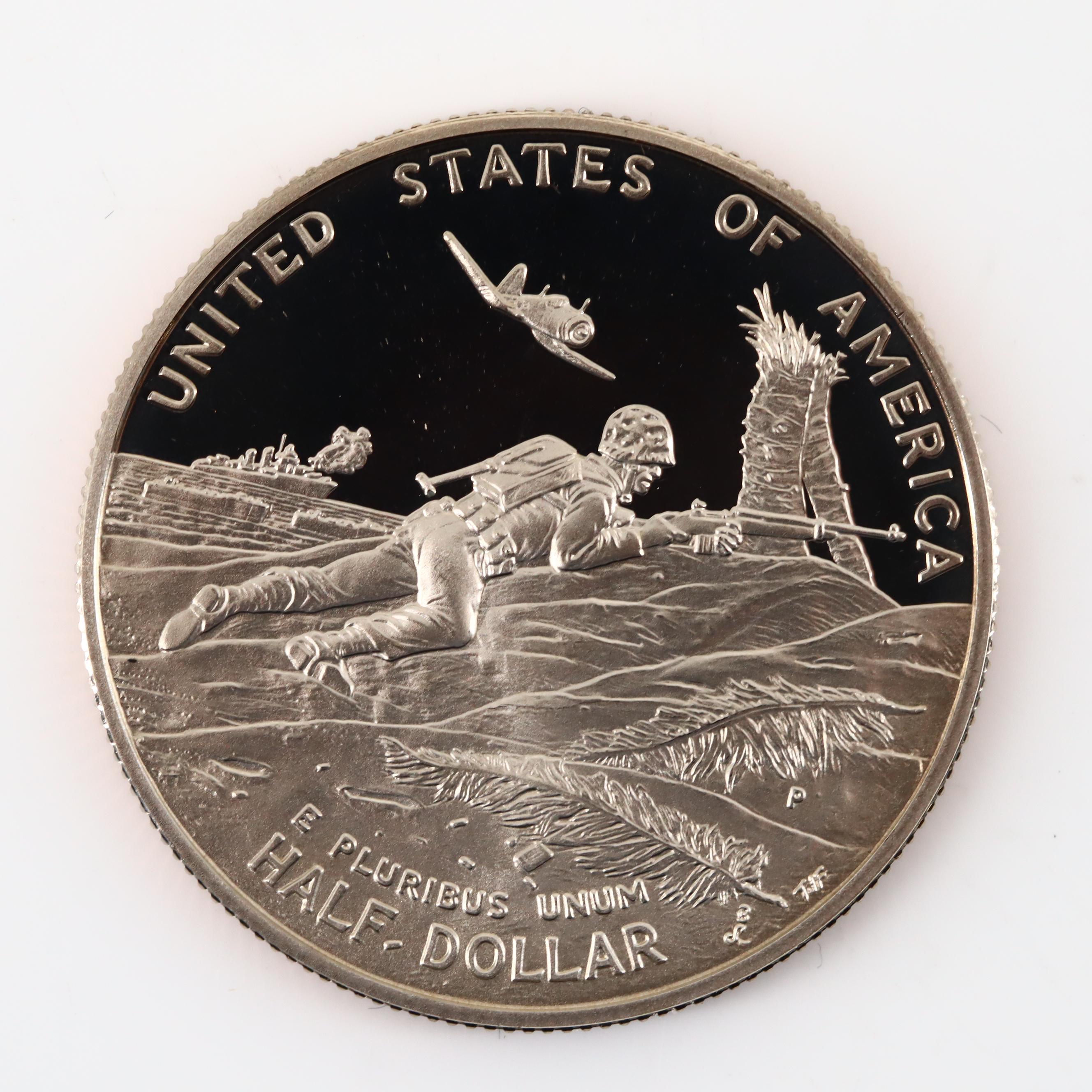 1991-1995 World War II 50th Anniversary Commemorative Two-Coin Set