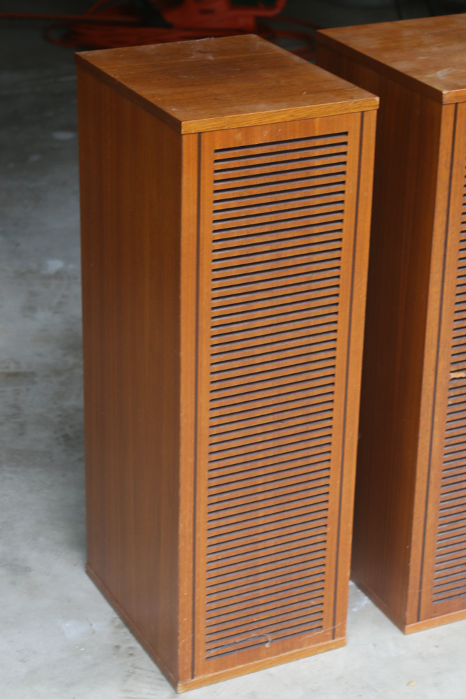 Telefunken Hi-Fi Klangbox 2402 Tower Speakers, Vintage