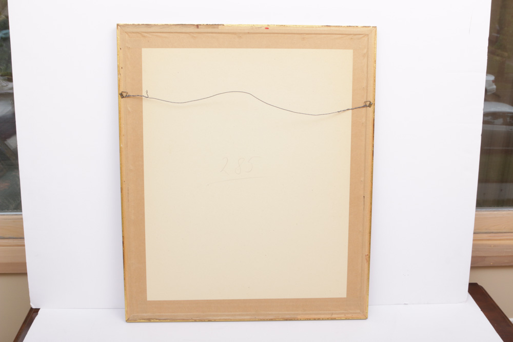 Charcoal Portrait Drawing "Irene", 1981