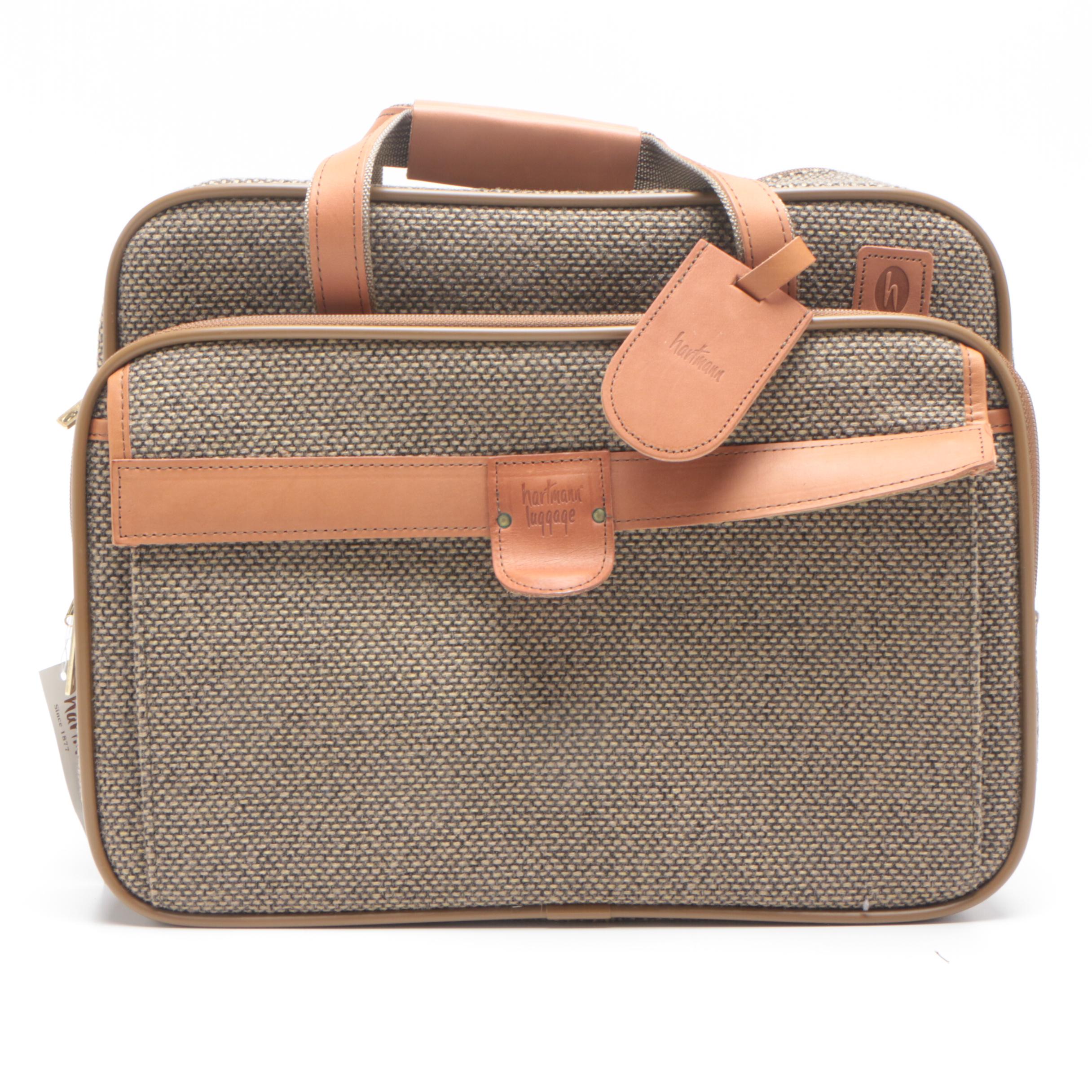 Hartmann Luggage "Tweed Collection" Attachable Tote With Box and Tags