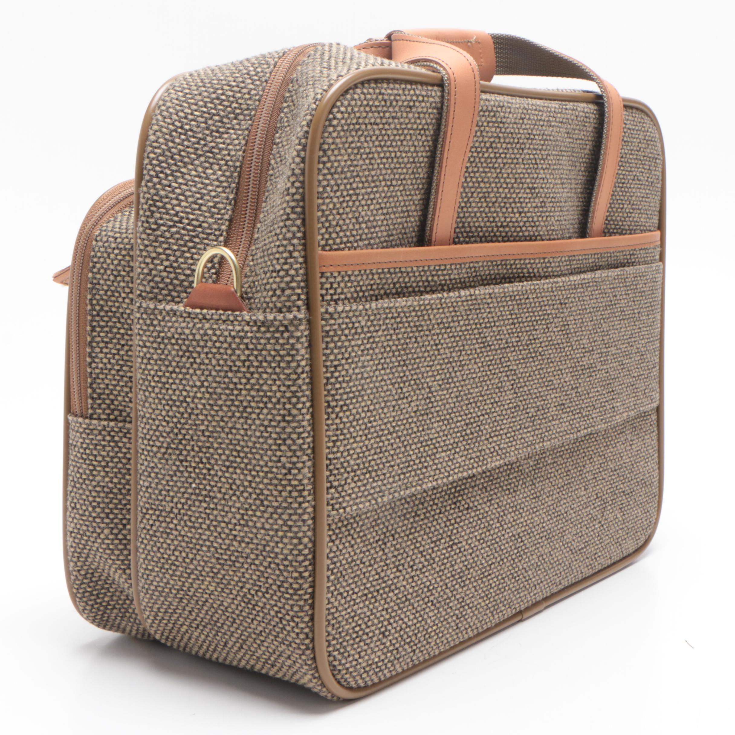 Hartmann Luggage "Tweed Collection" Attachable Tote With Box and Tags