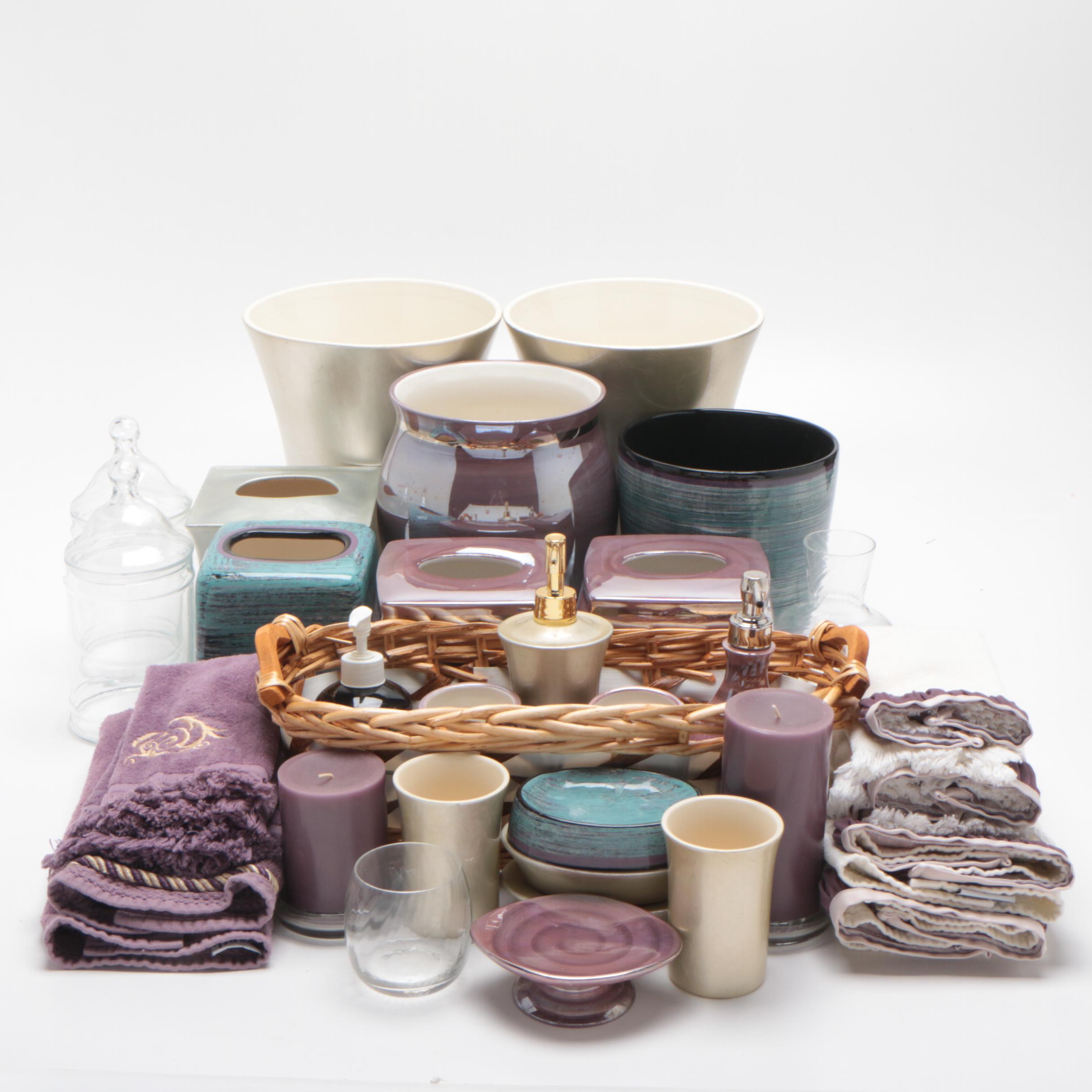 Vohann, Nicole Miller, and SKL Bath Accessory Sets with other Bath Furnishings
