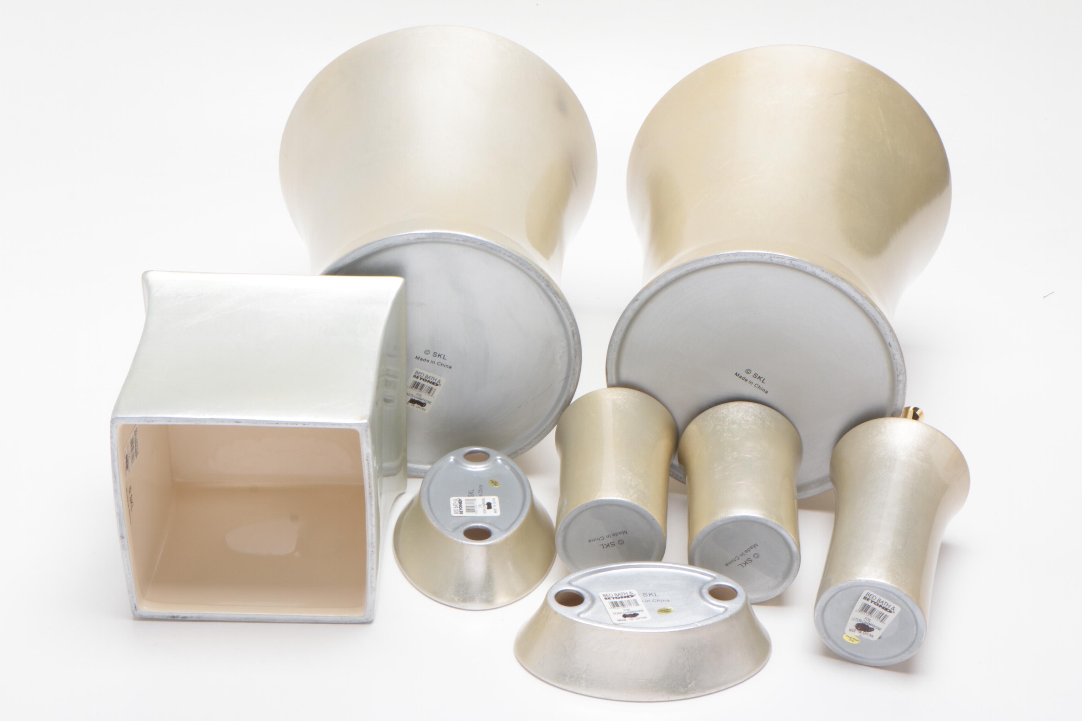 Vohann, Nicole Miller, and SKL Bath Accessory Sets with other Bath Furnishings