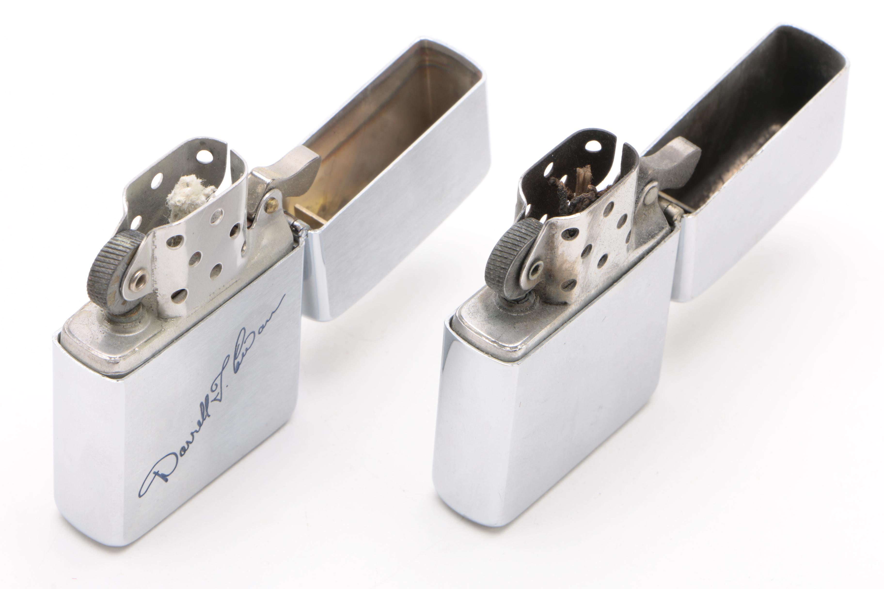 Branded Zippo Lighters, 1950s