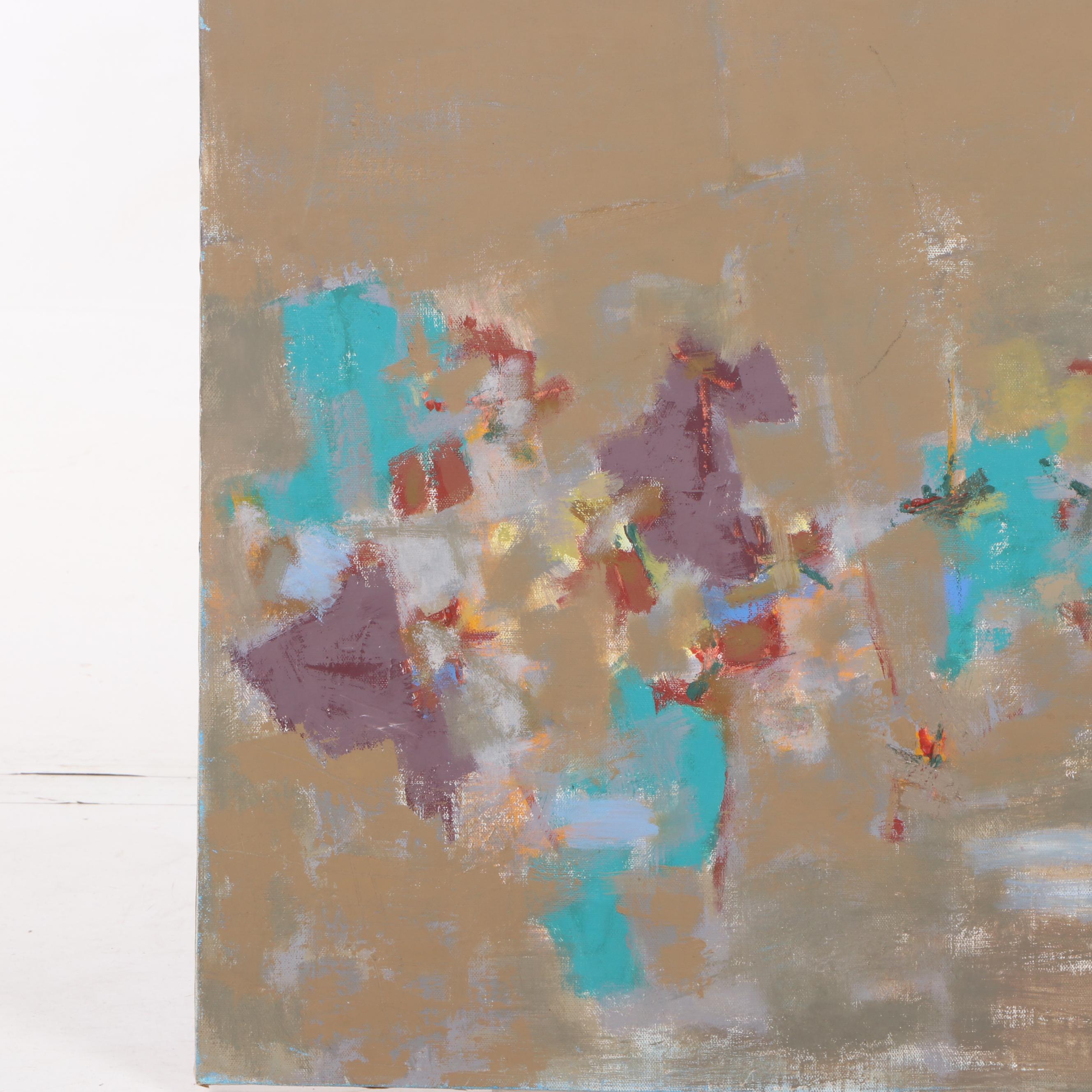 Thomas Hughes Ingle Abstract Oil Painting "5410"