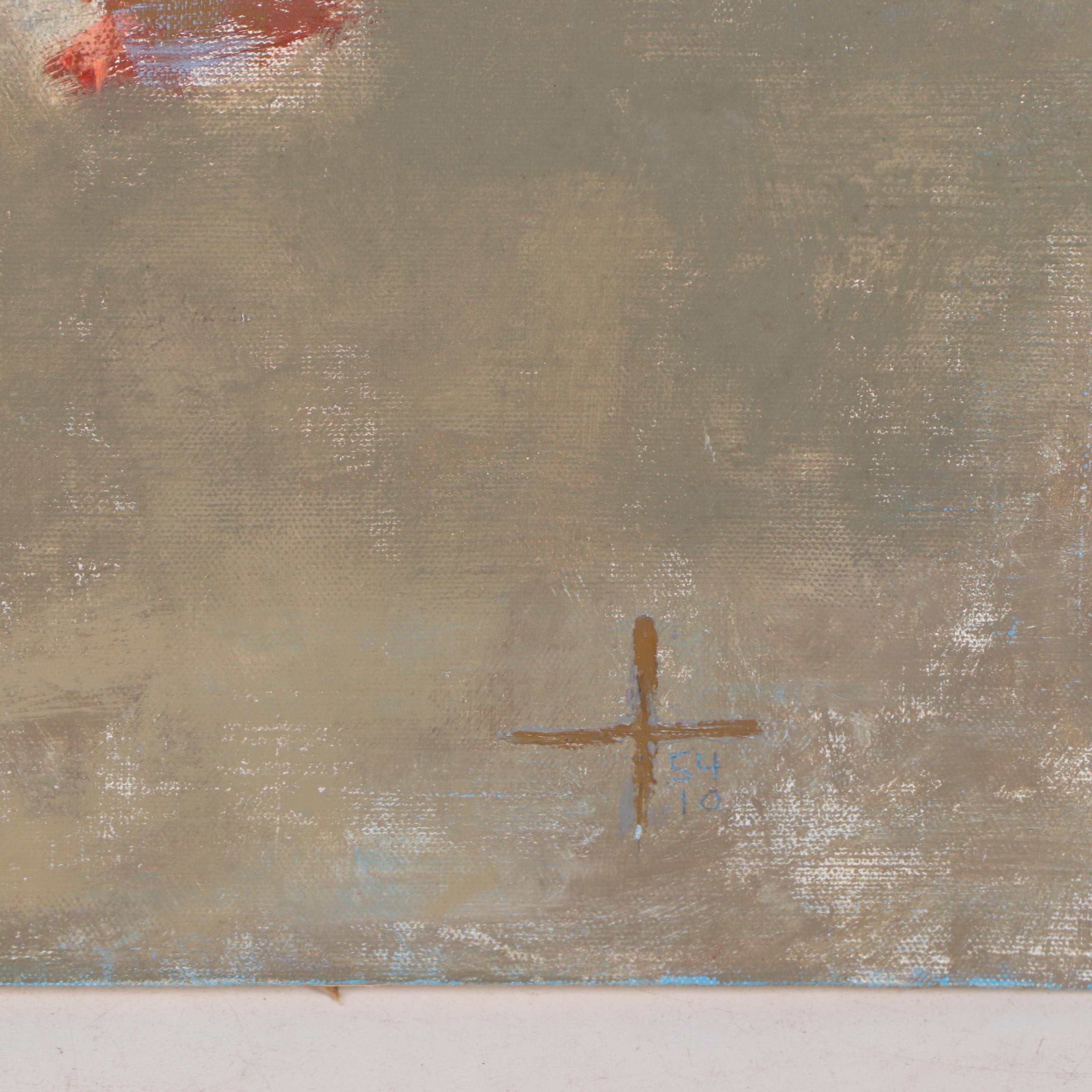 Thomas Hughes Ingle Abstract Oil Painting "5410"