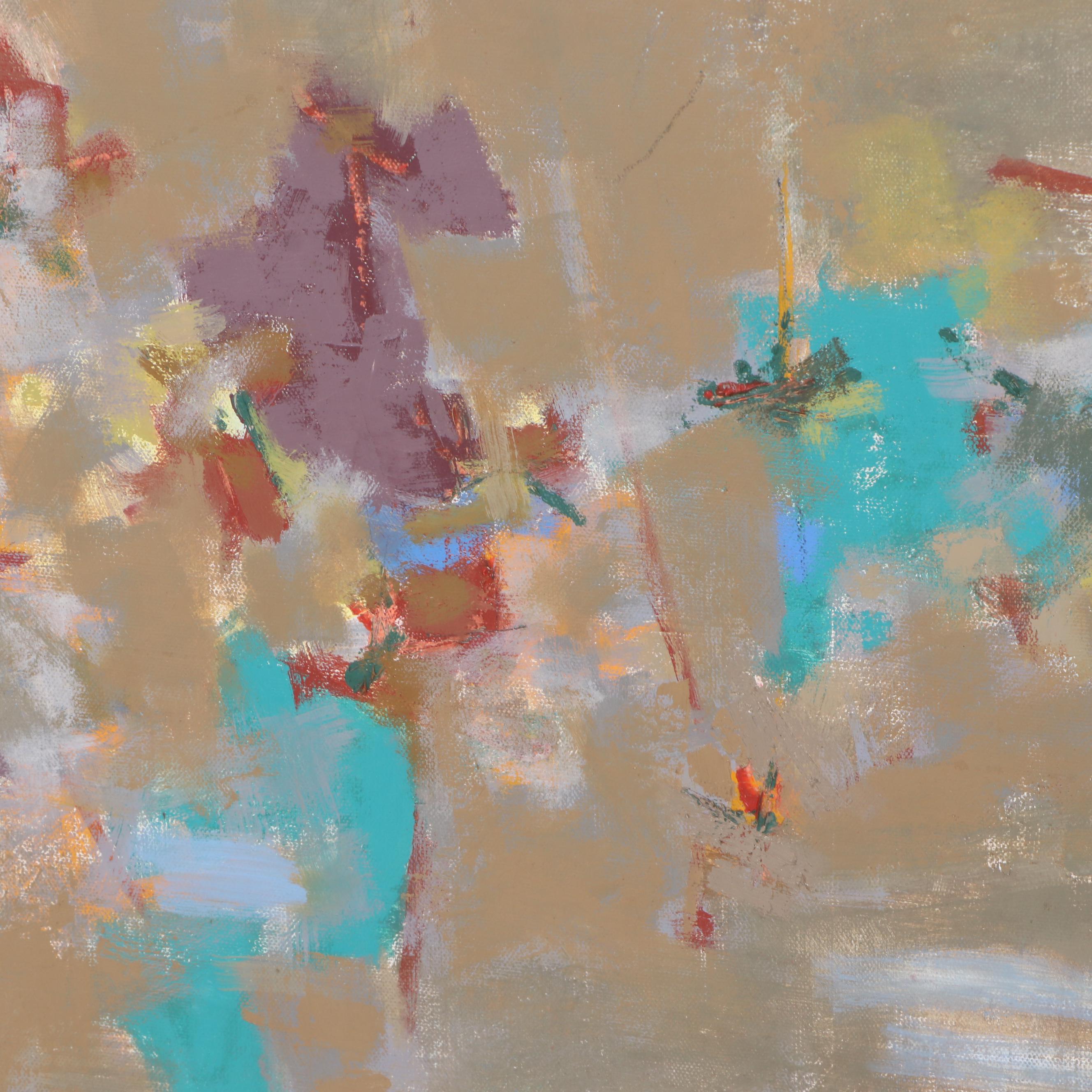 Thomas Hughes Ingle Abstract Oil Painting "5410"