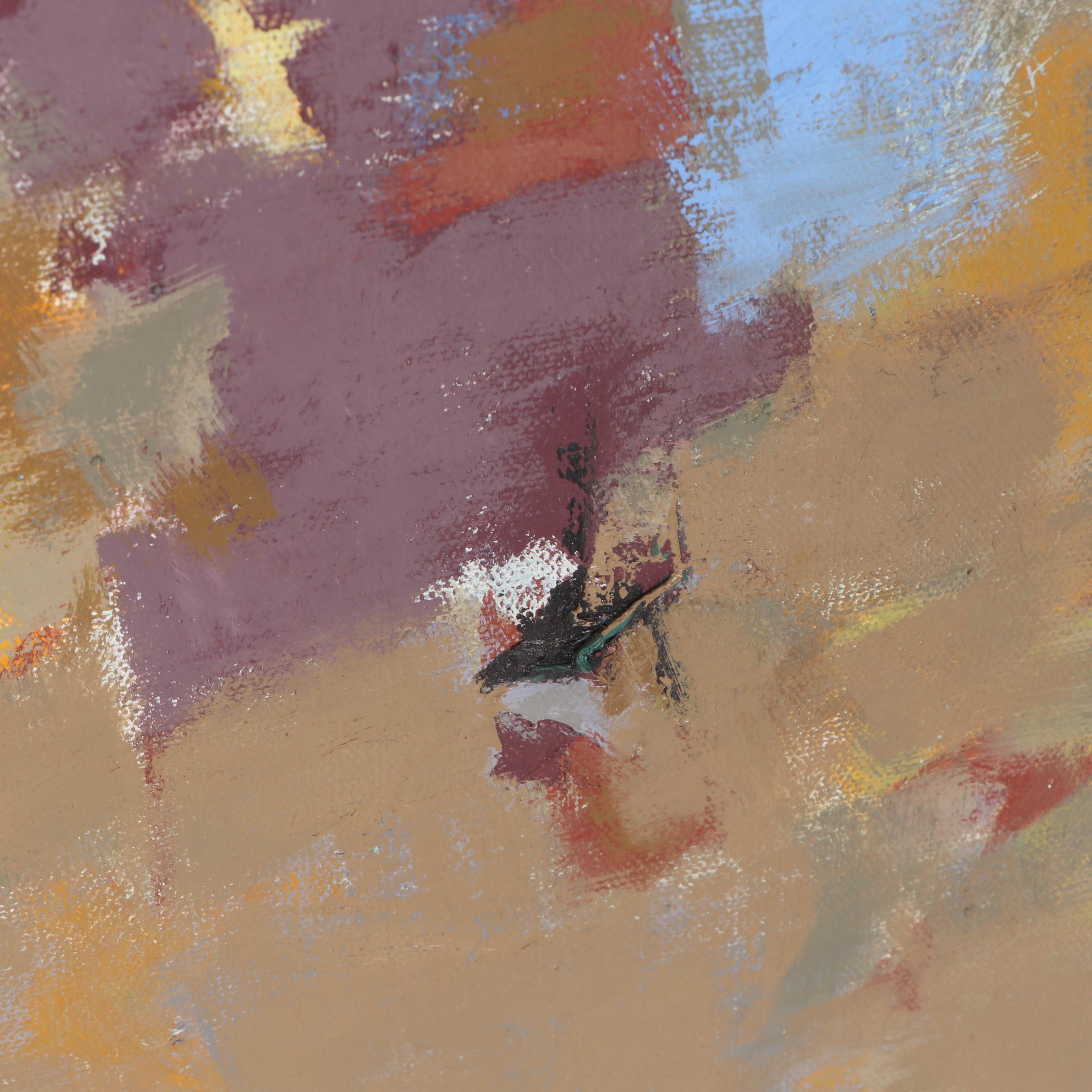 Thomas Hughes Ingle Abstract Oil Painting "5410"