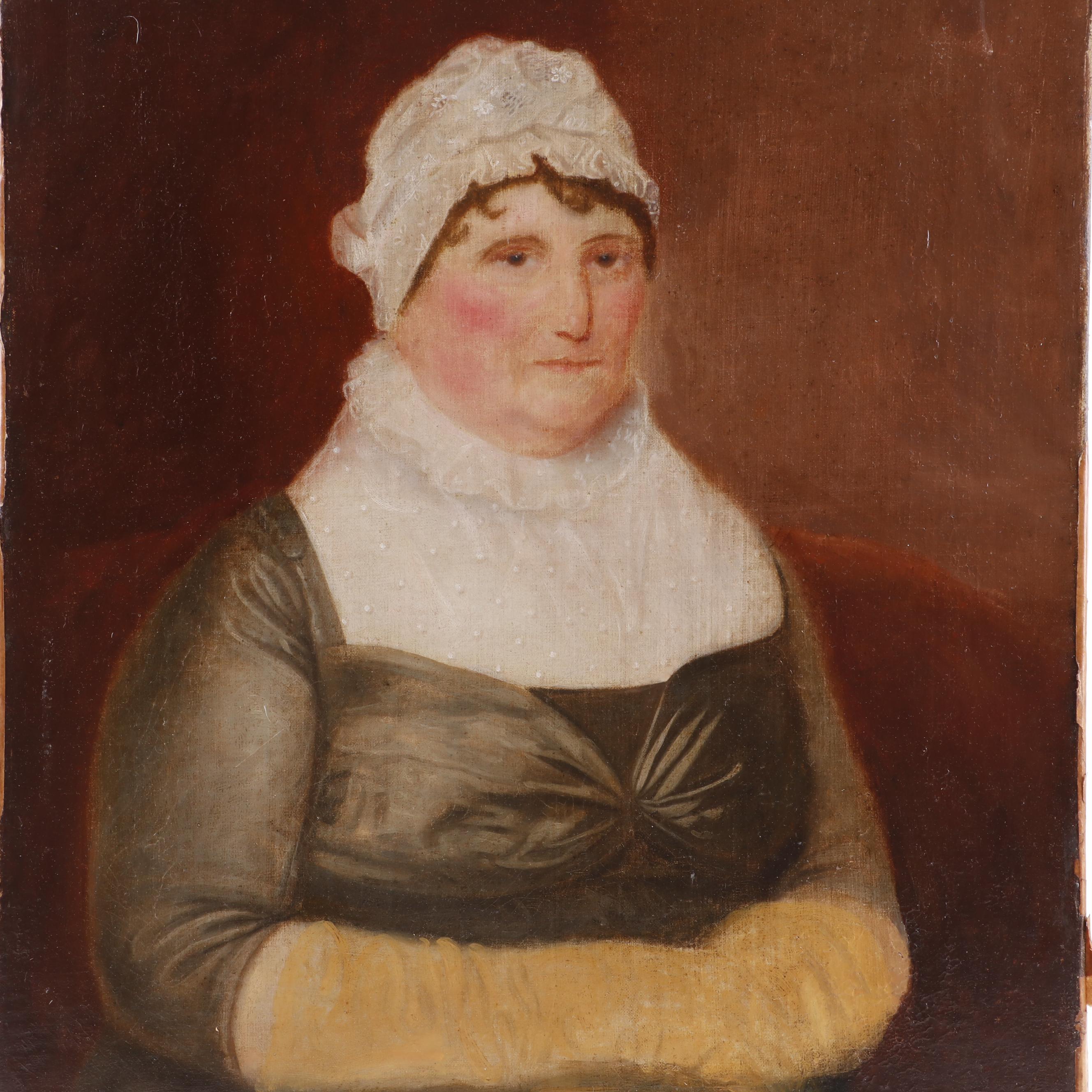 18th Century Portrait Oil Painting