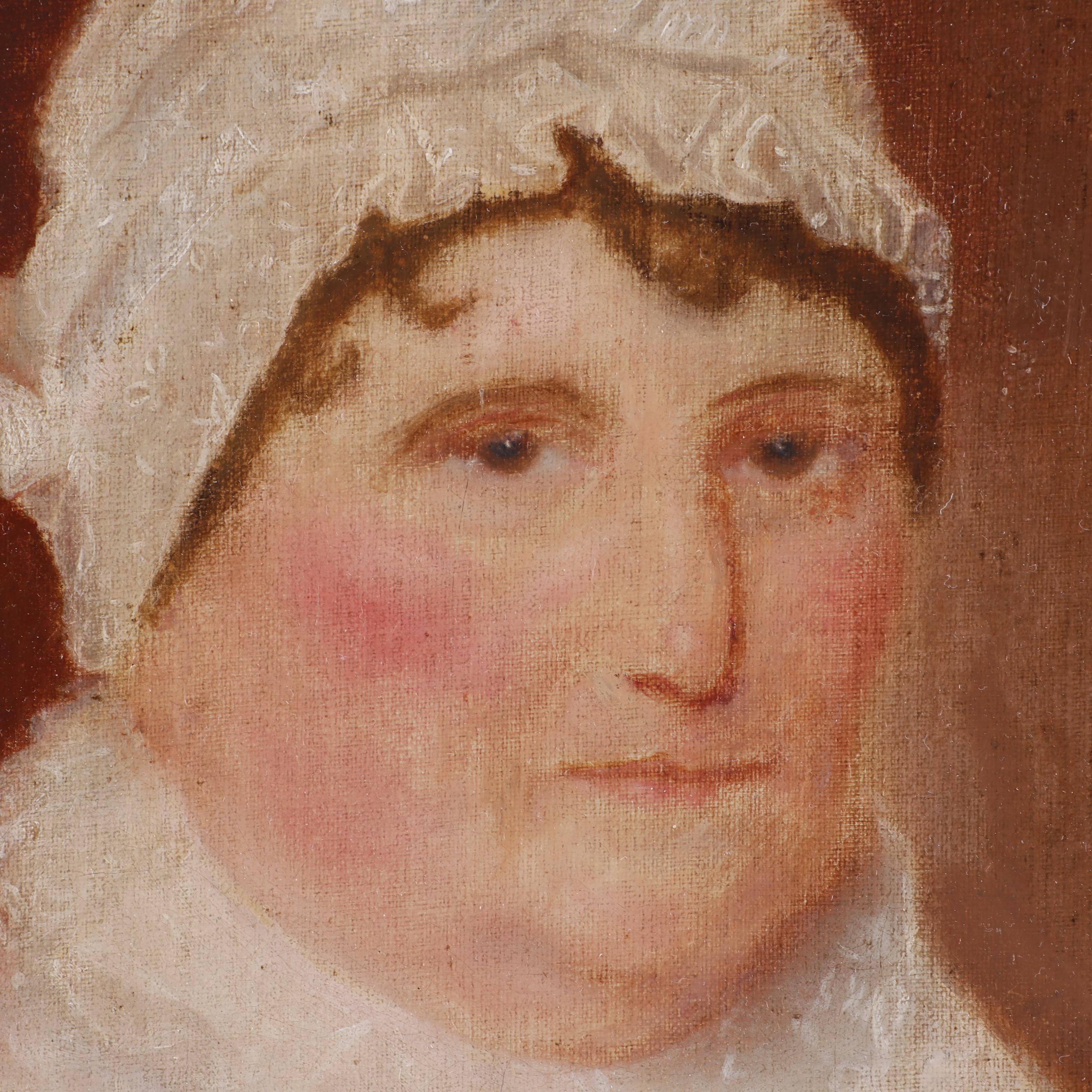 18th Century Portrait Oil Painting