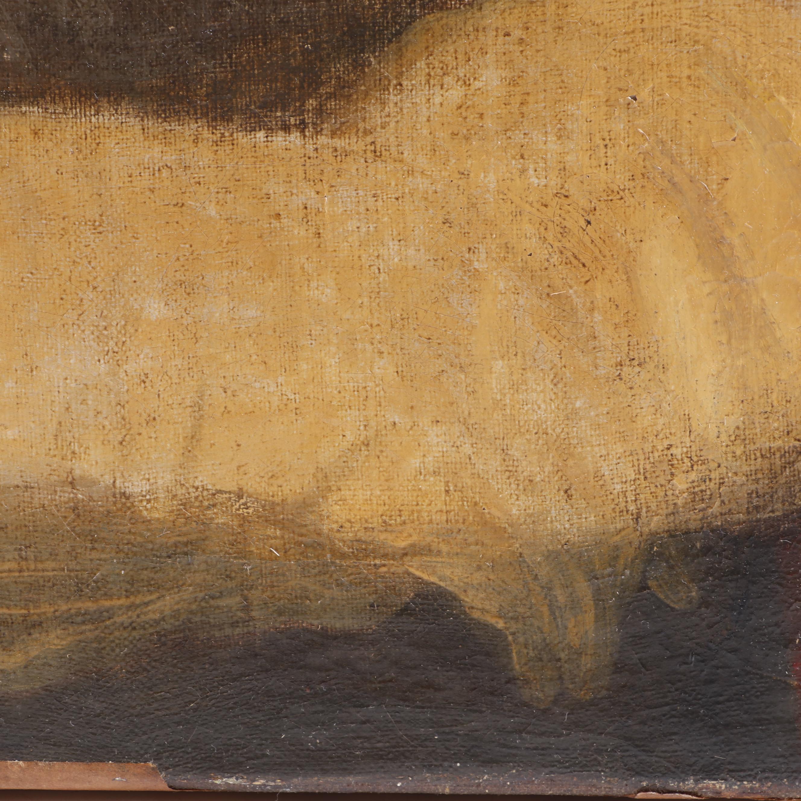 18th Century Portrait Oil Painting