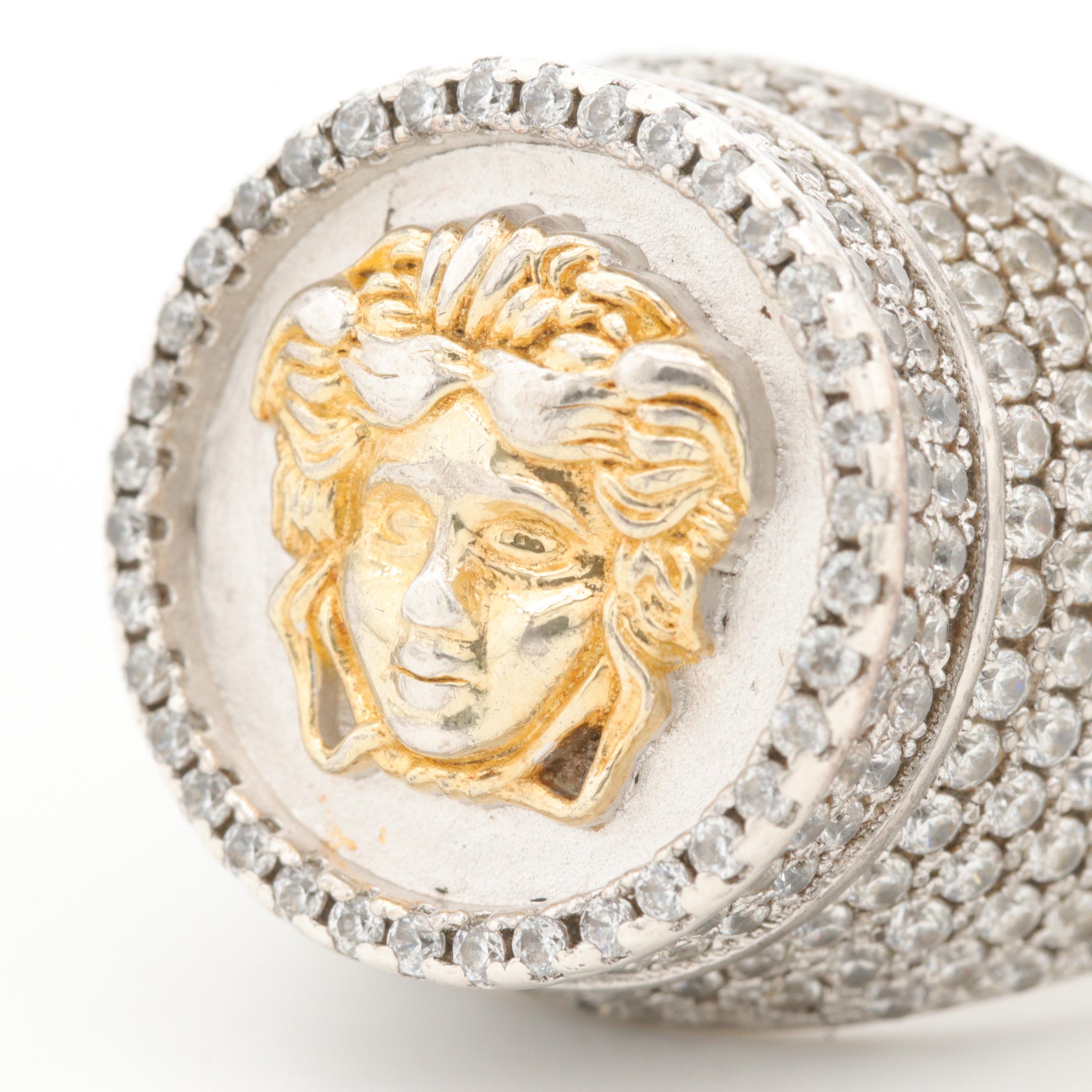 Dadwani Sterling Silver Cubic Zirconia Ring