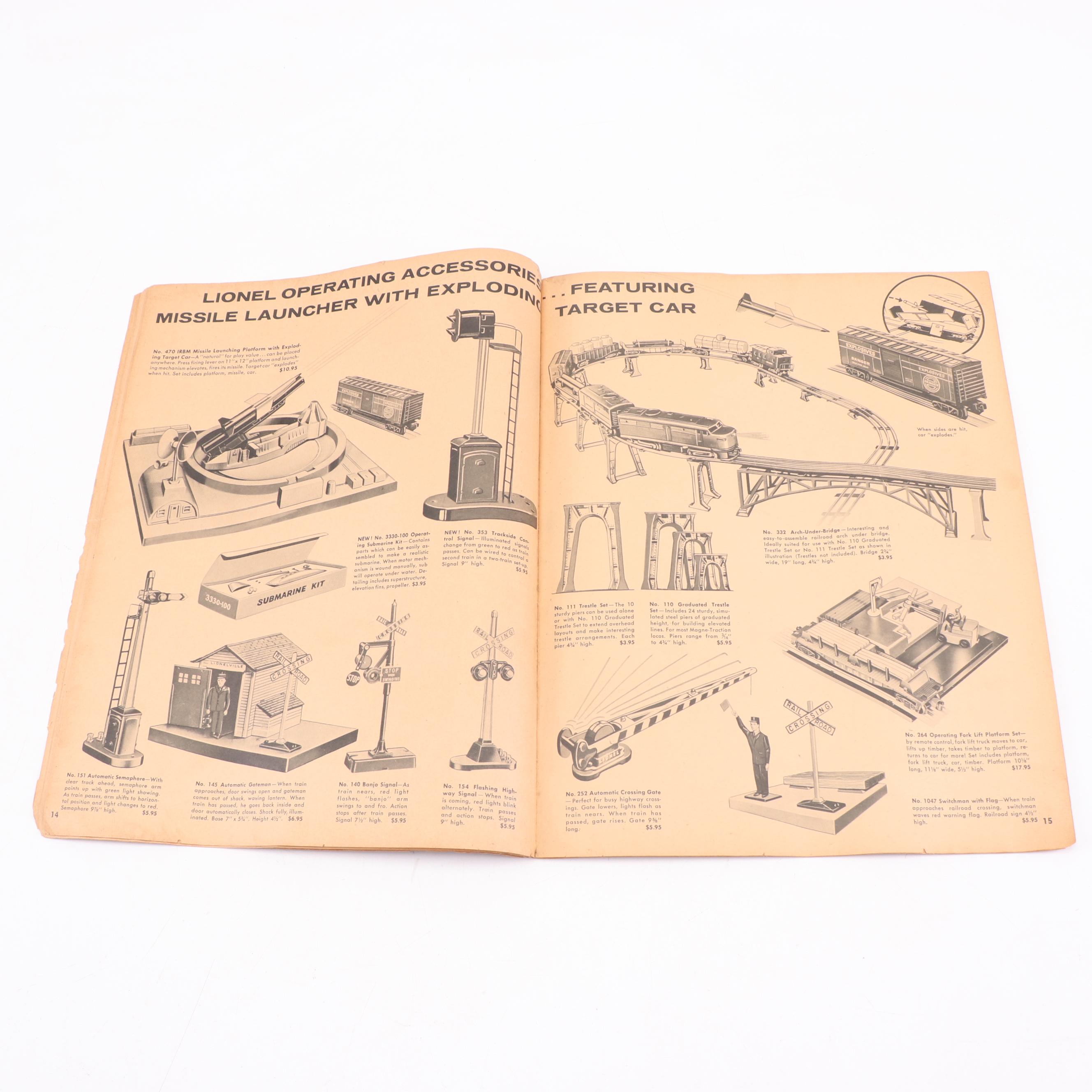 Post-War Lionel O Scale Model Train Set, Vintage