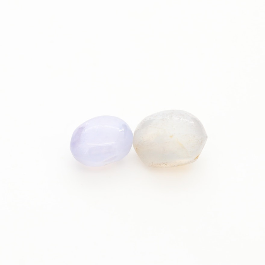 Loose 5.48 CTW Blue Star Sapphire Gemstones