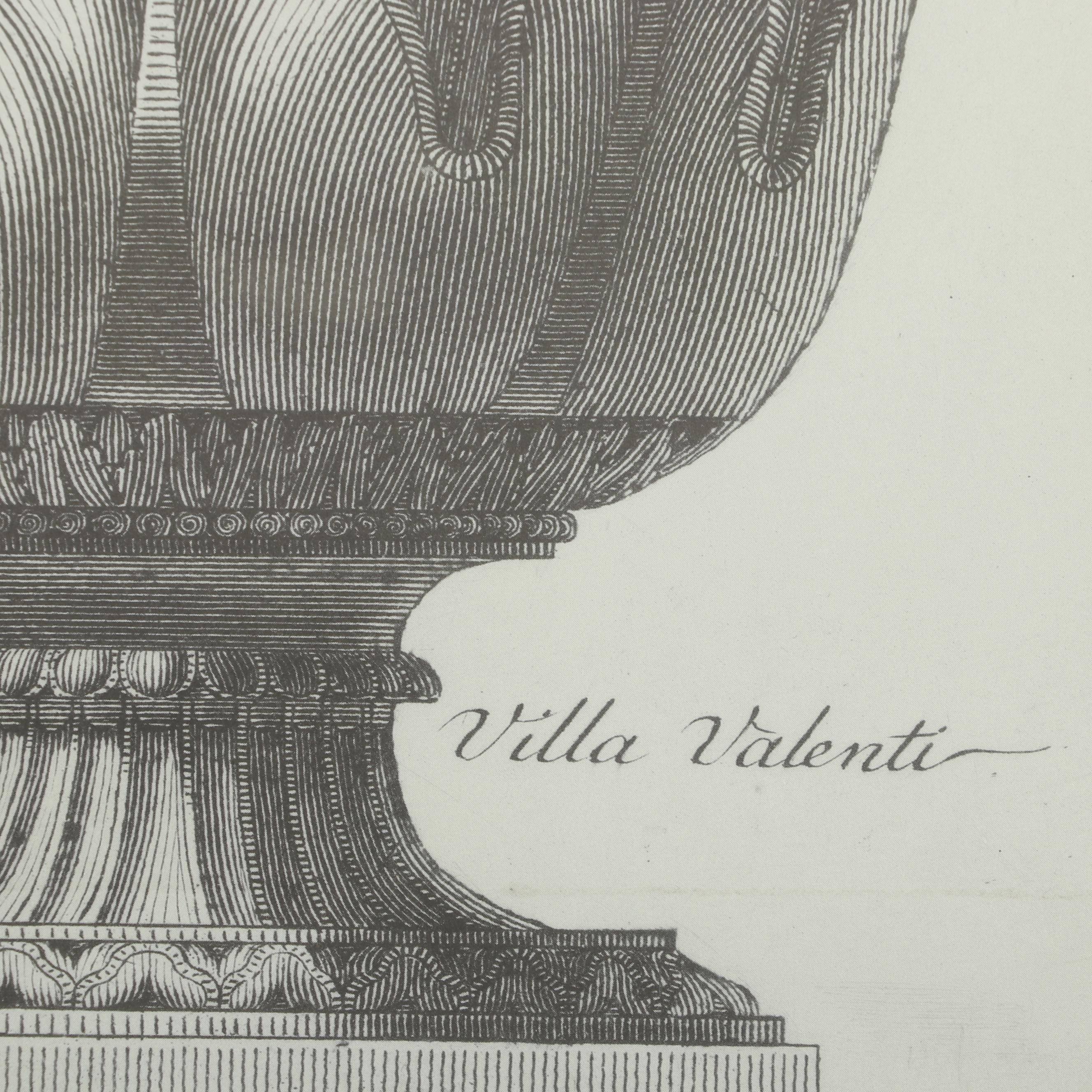 Offset Lithograph of a Classical Urn