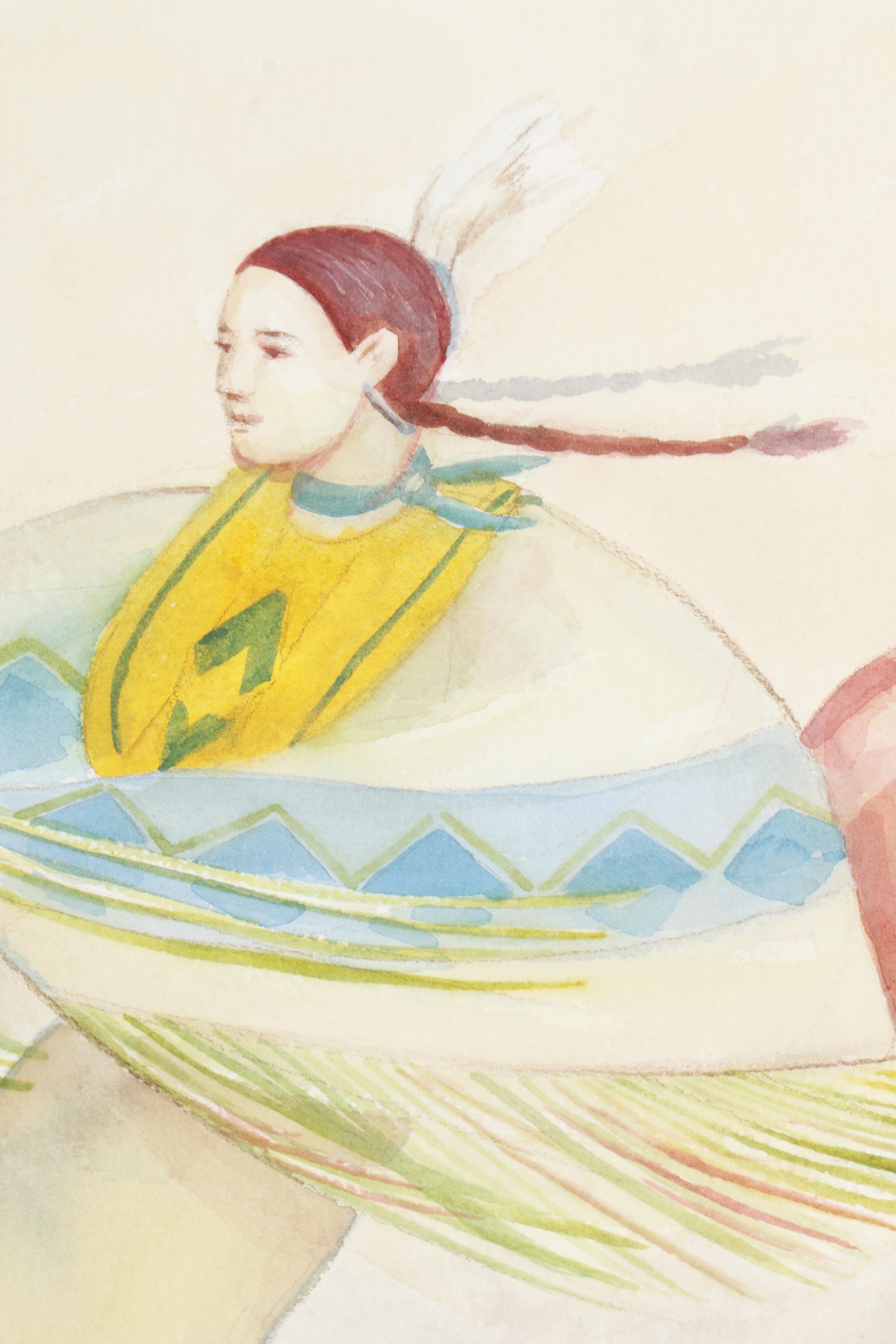 Daniel B. Ramirez Watercolor Painting