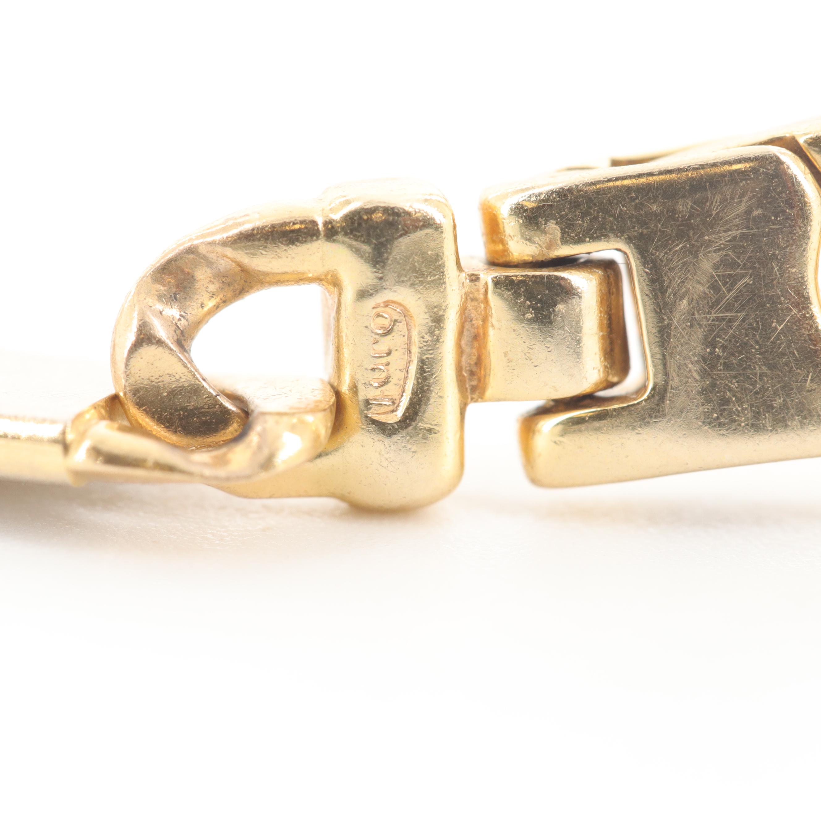 14K Yellow Gold Chain Bracelet