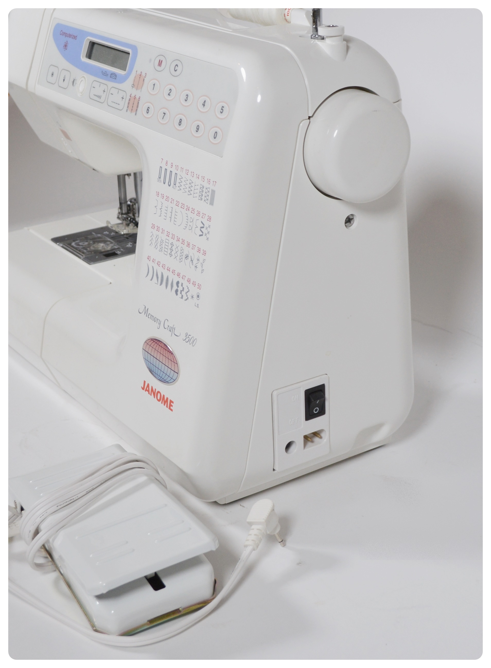 Janome Memory Craft 3500 Computerized Sewing Machine