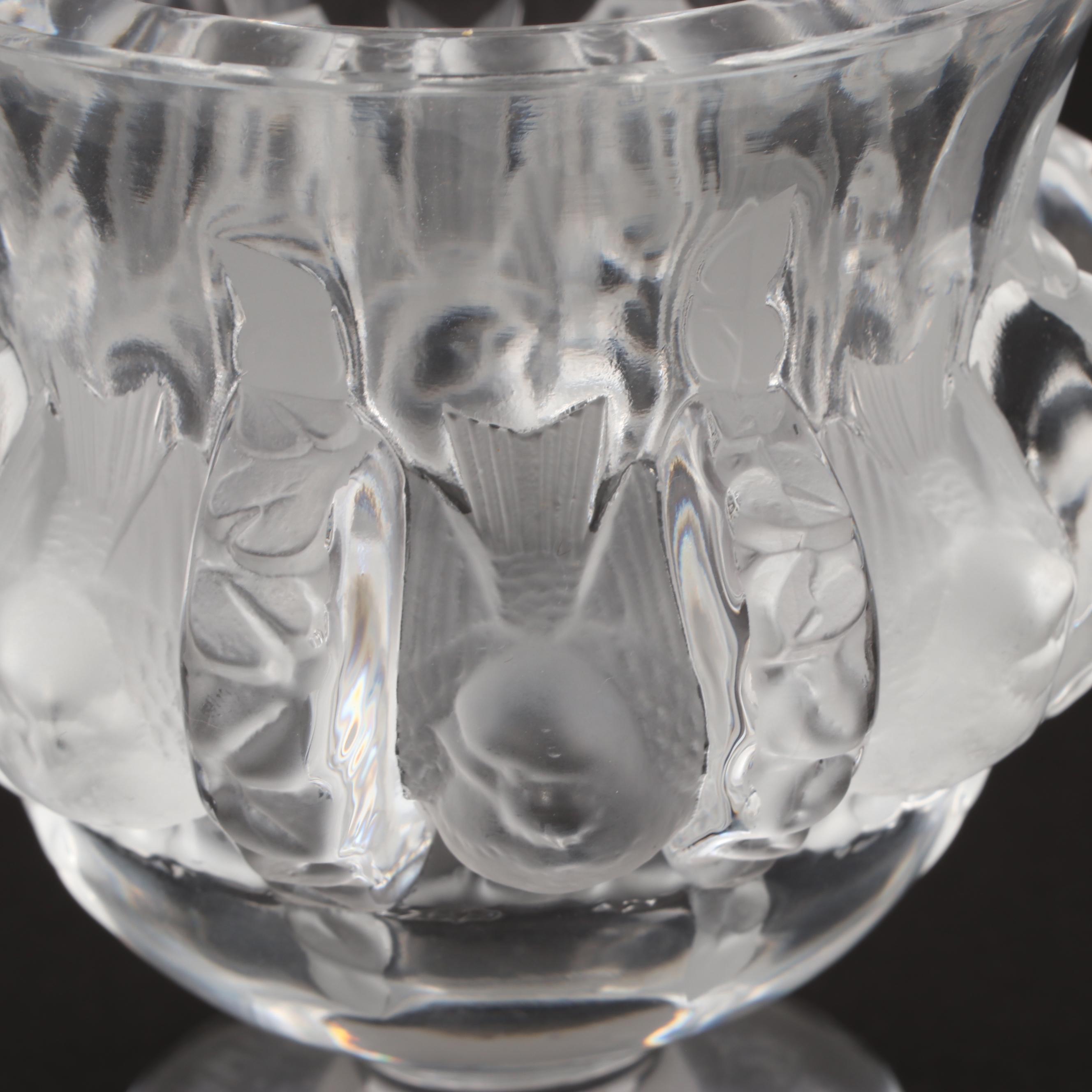 Lalique "Love Birds" Crystal Vase