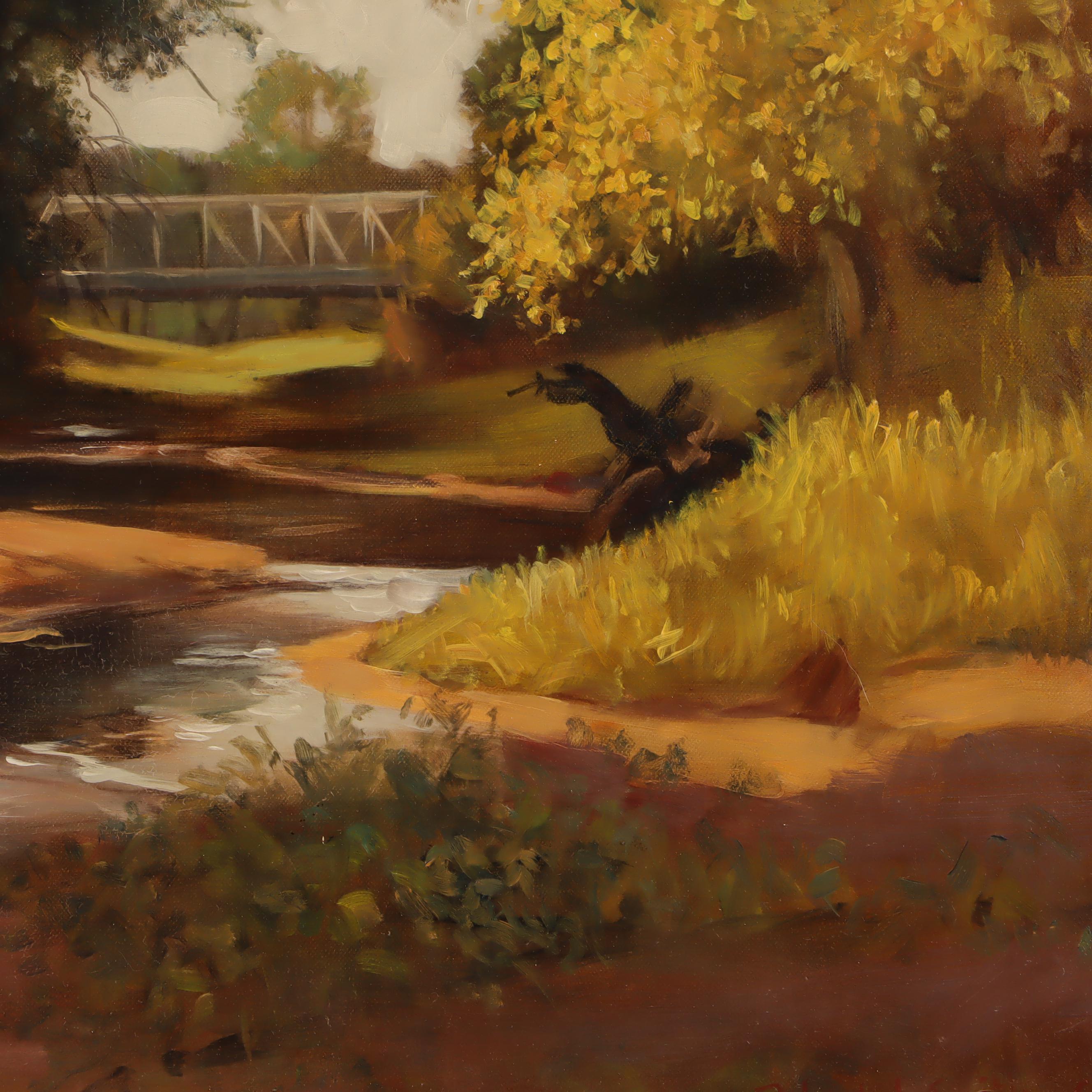 Robert J. Smith Landscpae Oil Painting