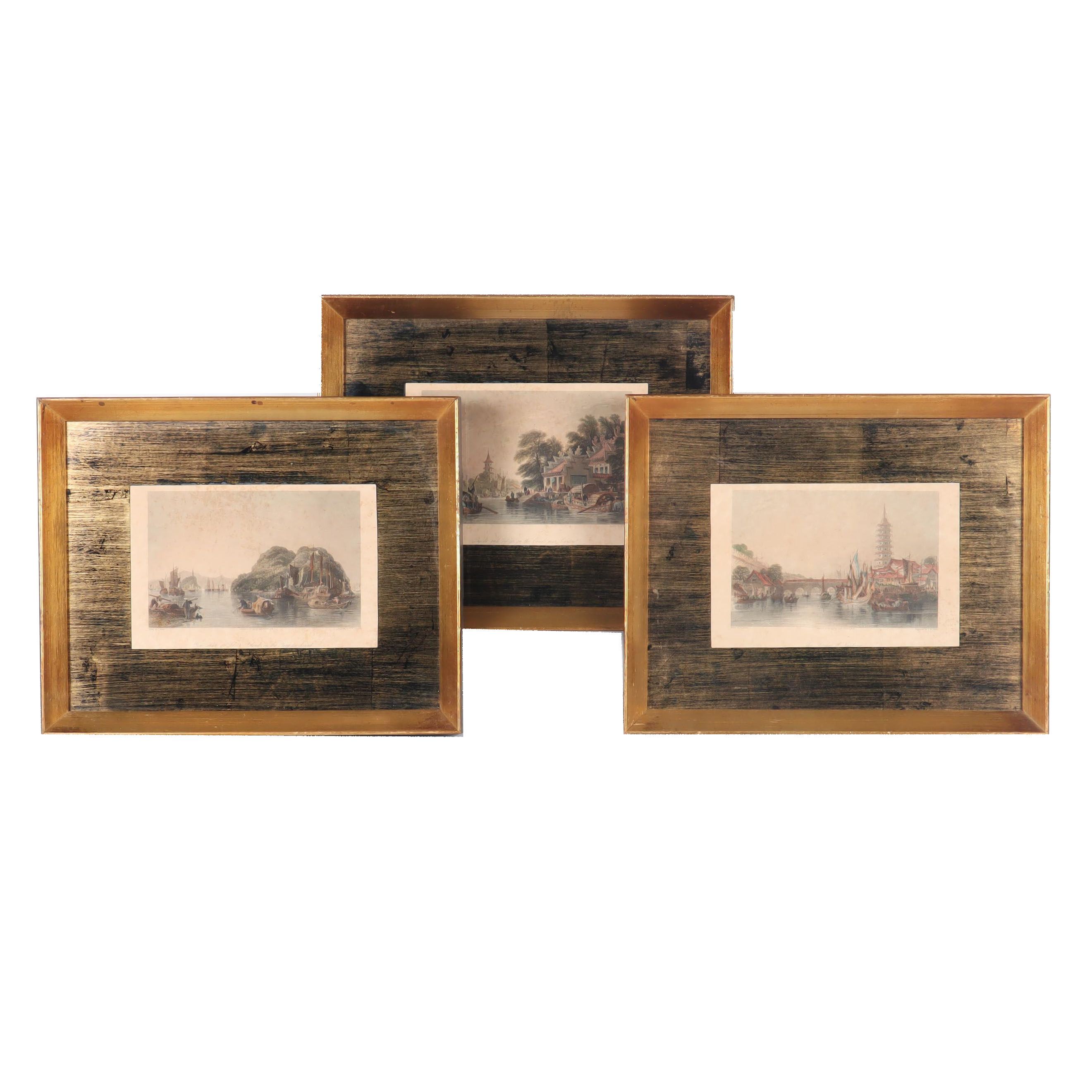 Thomas Allom and W. H. Capone Chinoiserie Engravings