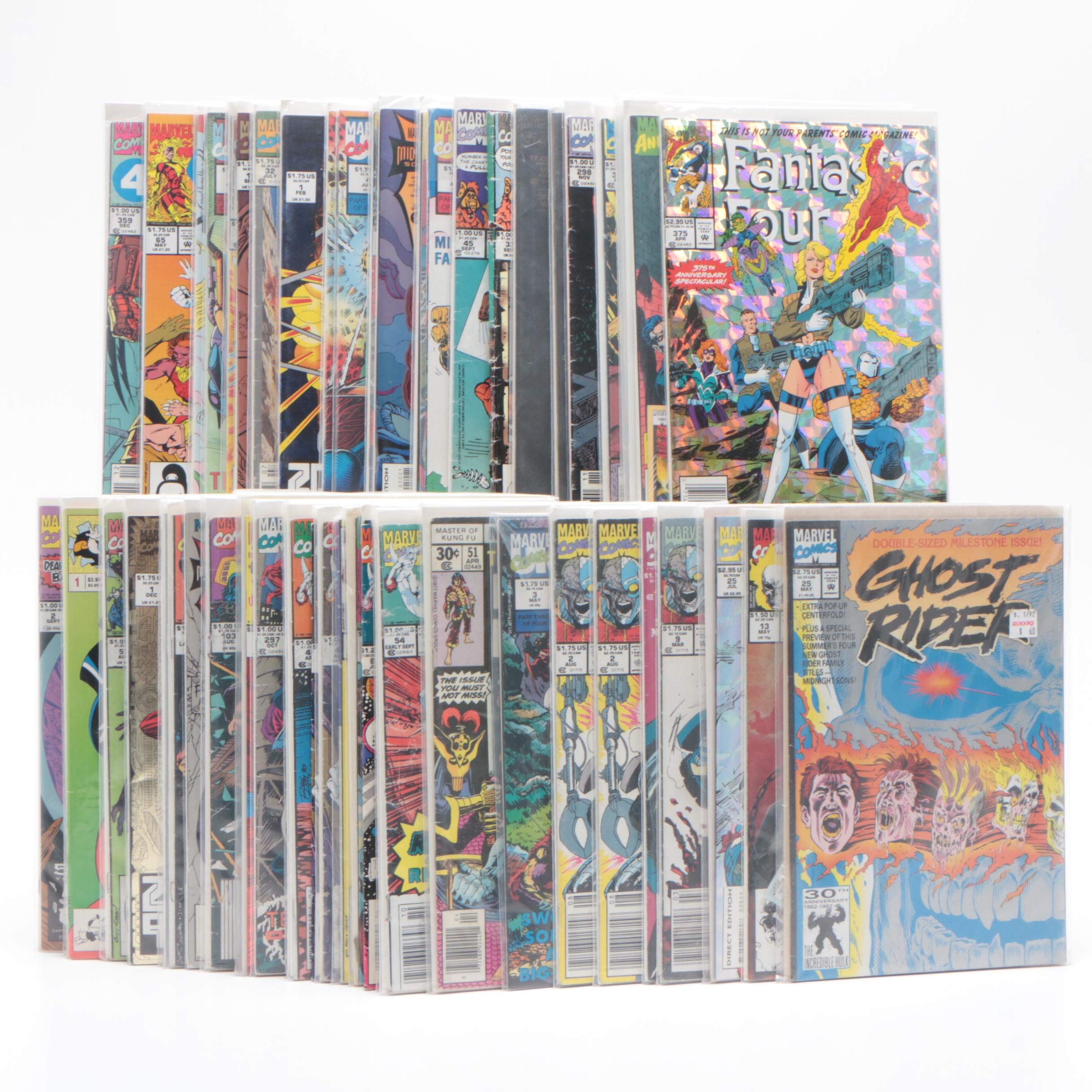 Bronze and Modern Age Marvel Comics including Silver Surfer and The Punisher