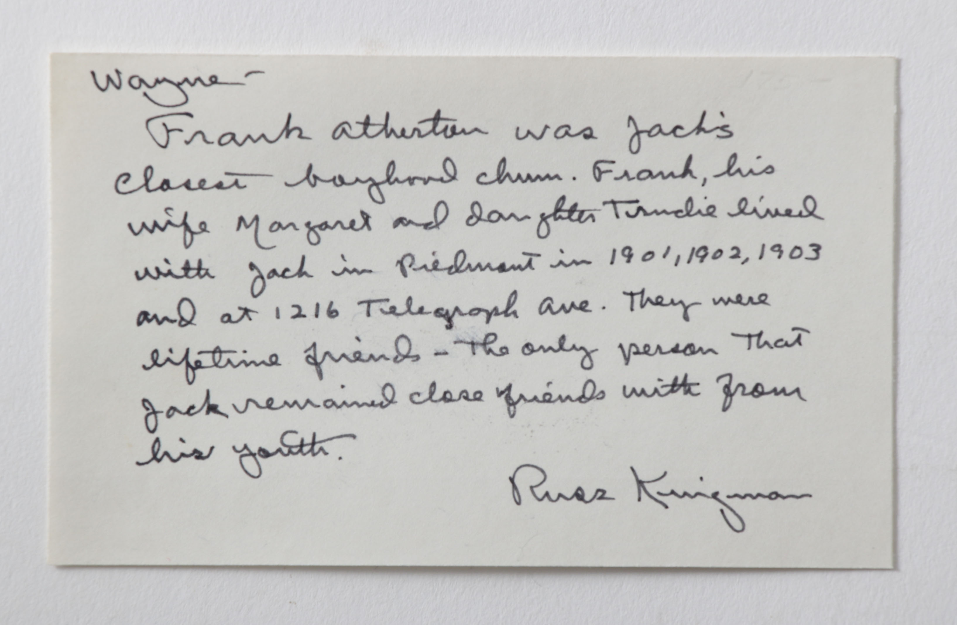 First Edition "Call of the Wild" by Jack London with Signed Check