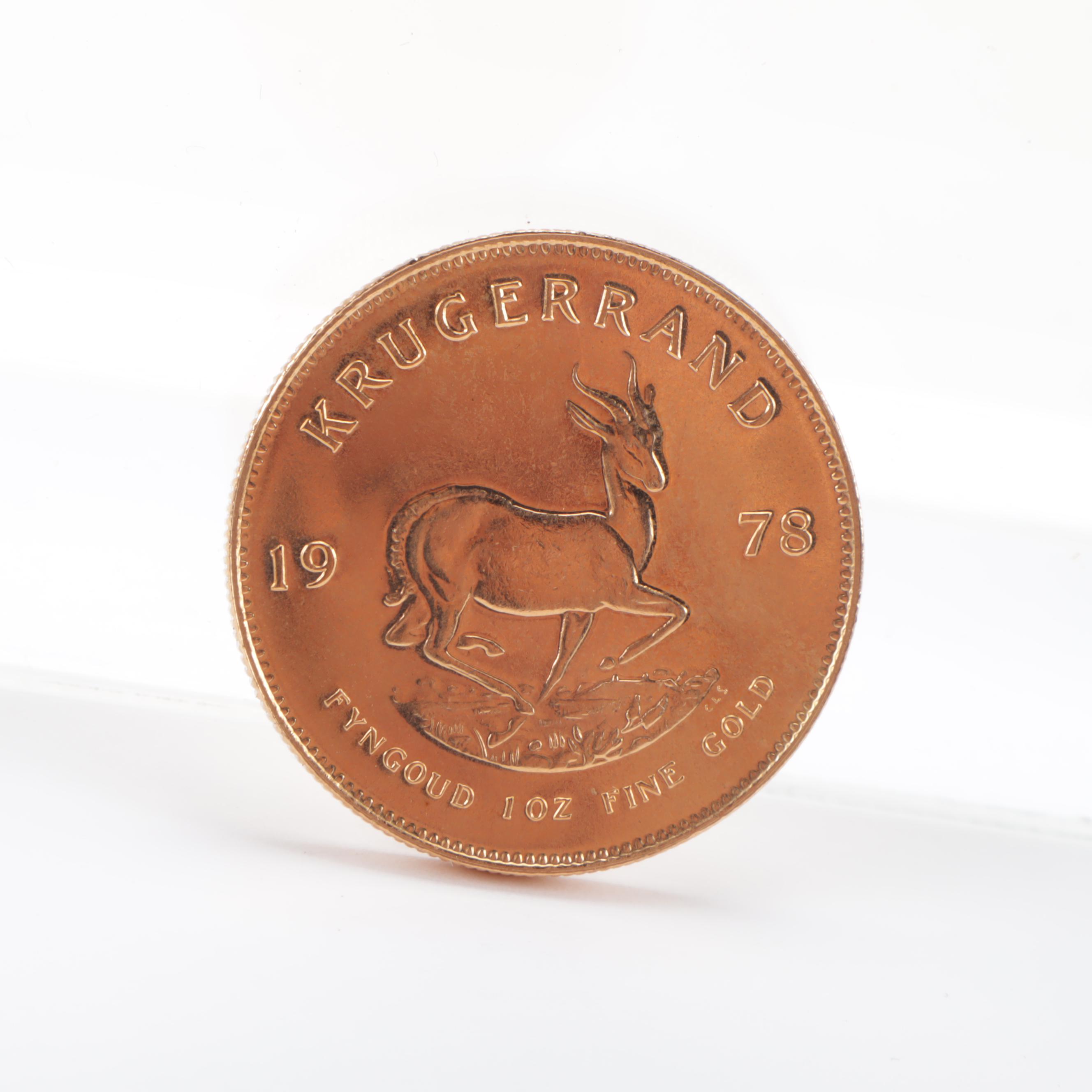 1979 South African One Ounce Fine Gold Krugerrand Coin