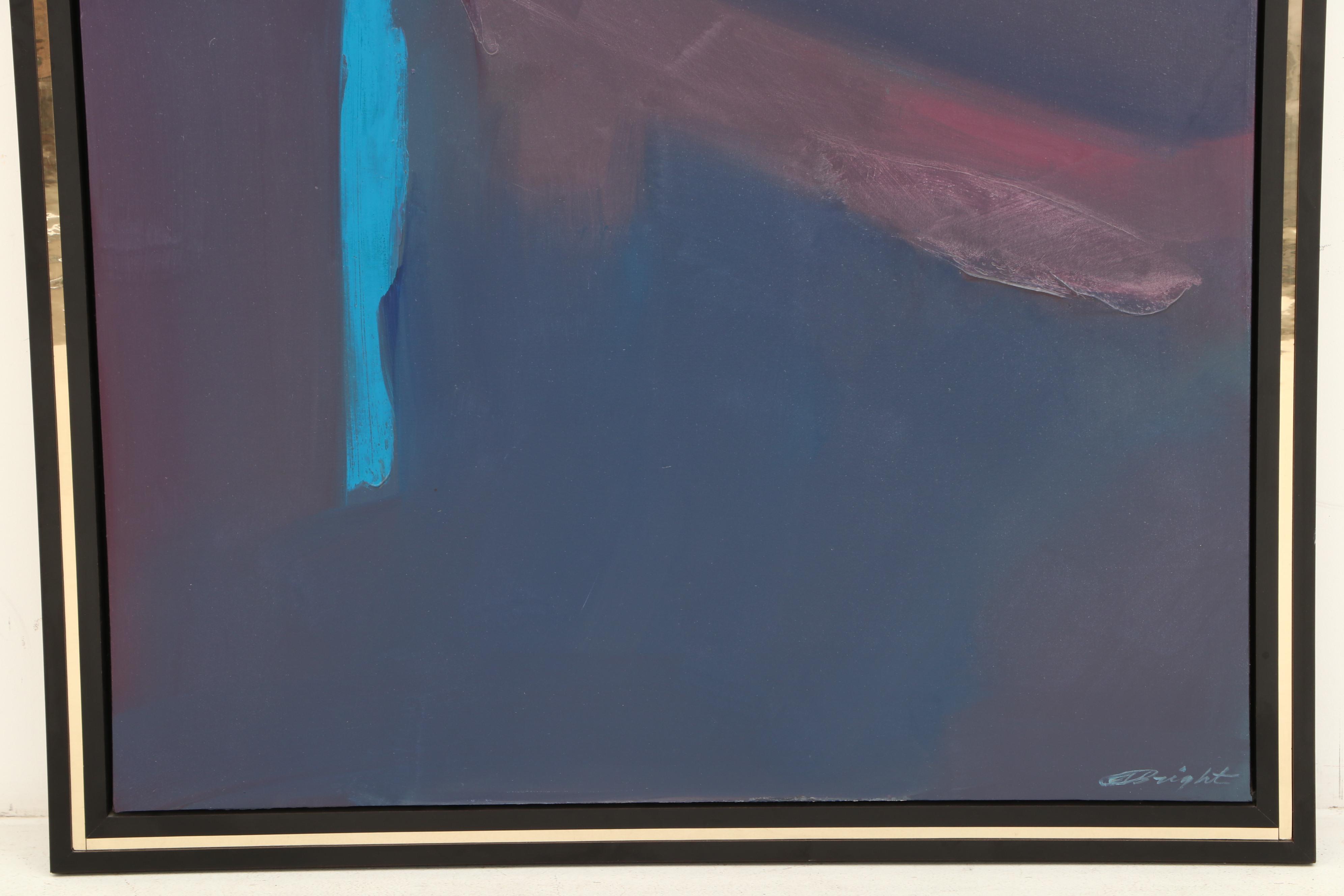 Alfred L. Bright Abstract Oil Painting