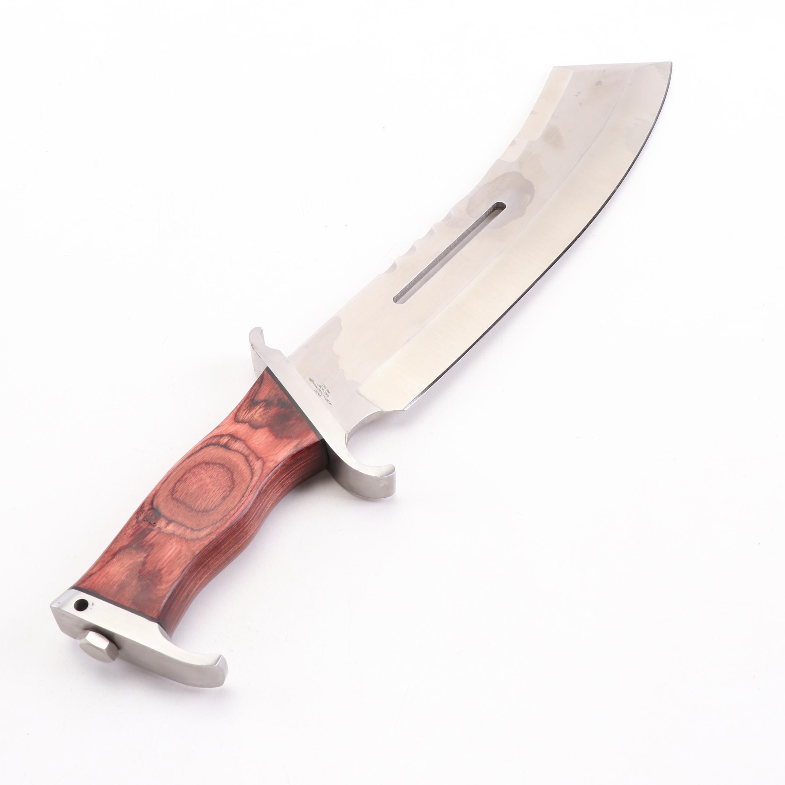 Hibben IV Combat Machete with Hardwood Handle