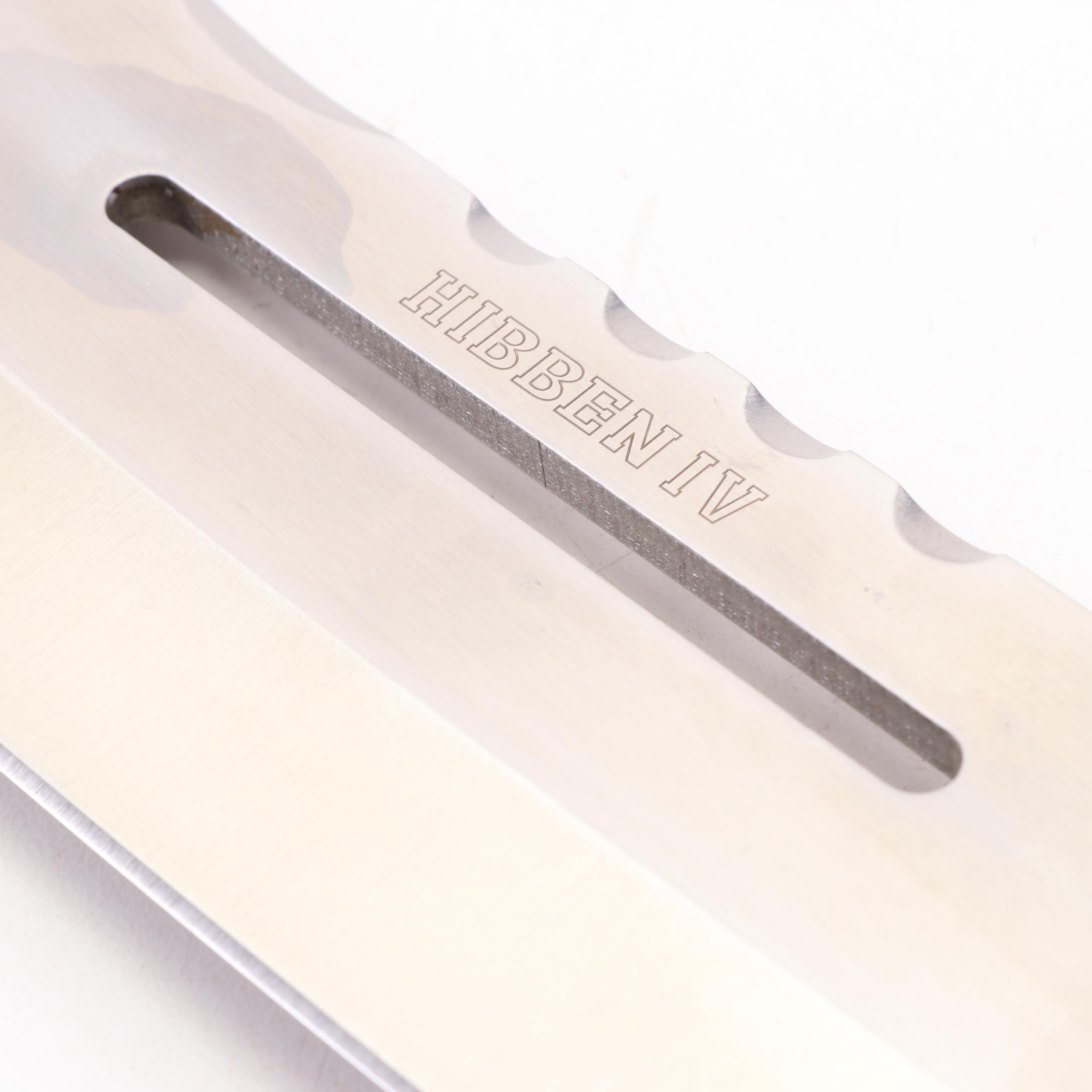 Hibben IV Combat Machete with Hardwood Handle