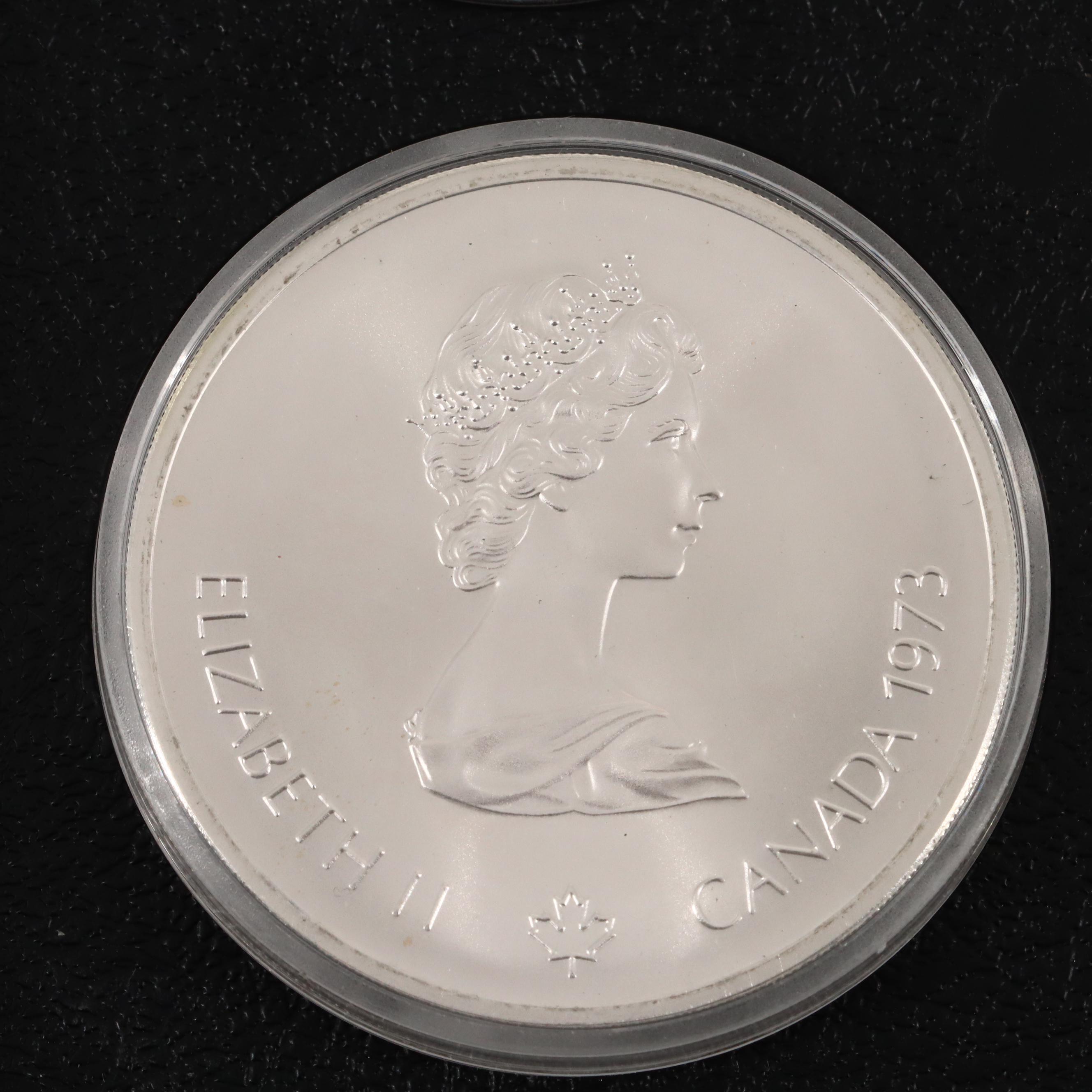Collection of Canadian Commemorative Olympic Silver Coins