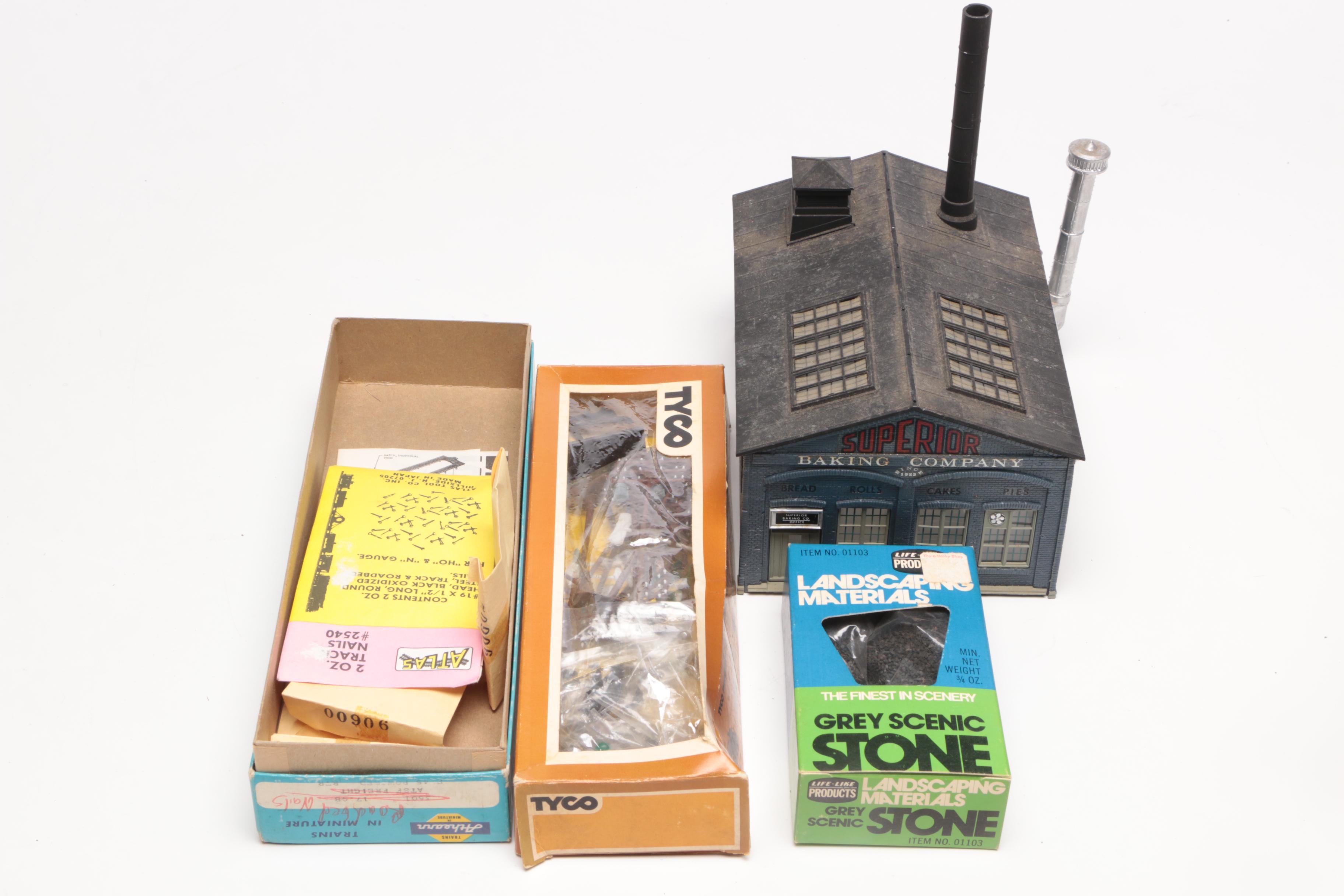 HO Trains, Buildings, and Accessories Including Tyco, Lionel, and More