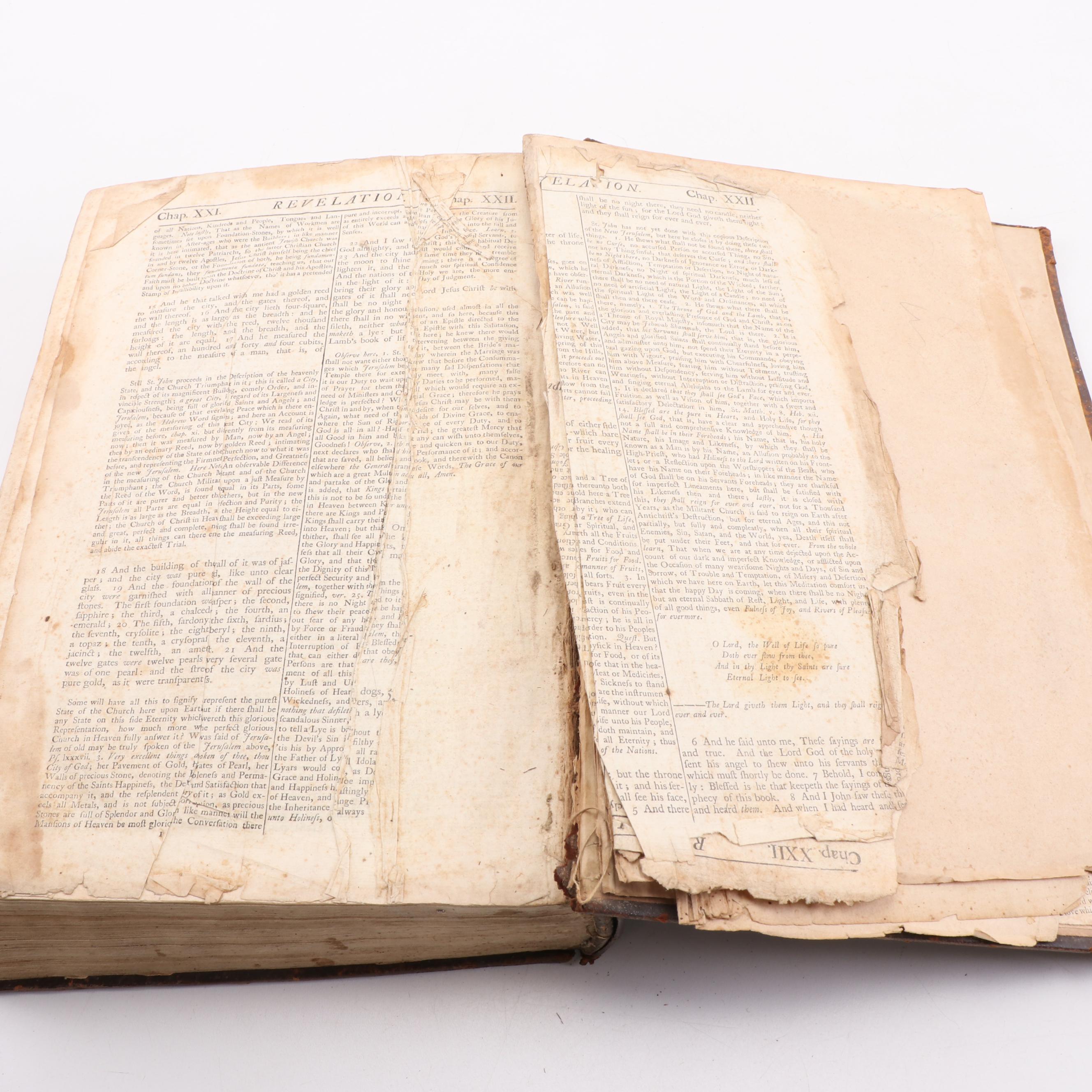 1739 "Burkitt on the New Testament" by William Burkitt