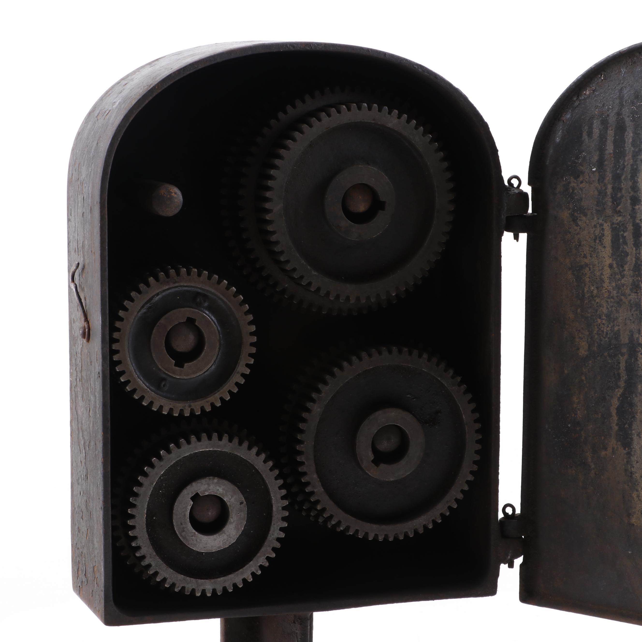F.E. Reed & Co. Cast Iron Gear Box, Early 20th Century