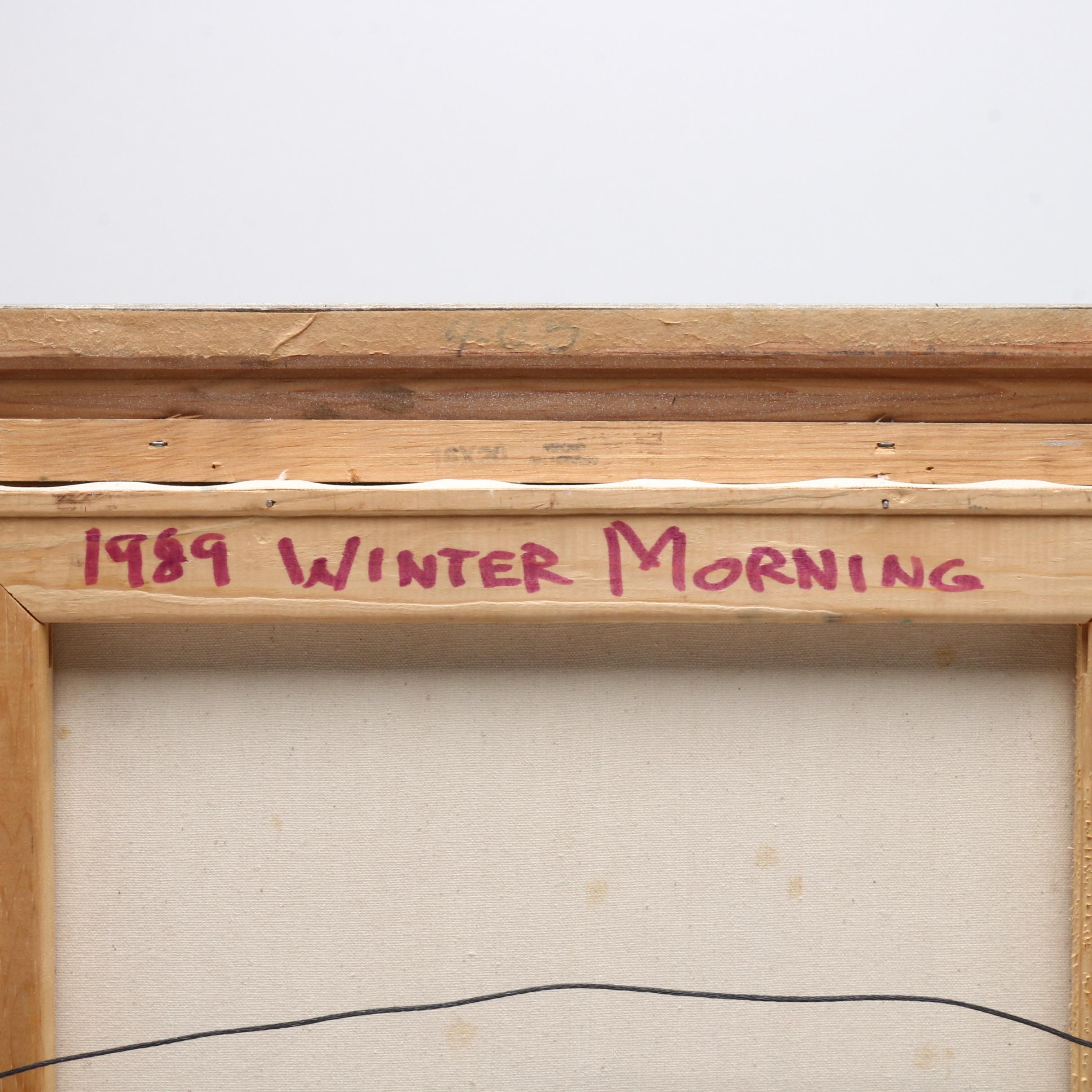 Robert Fabe Oil Painting "Winter Morning"